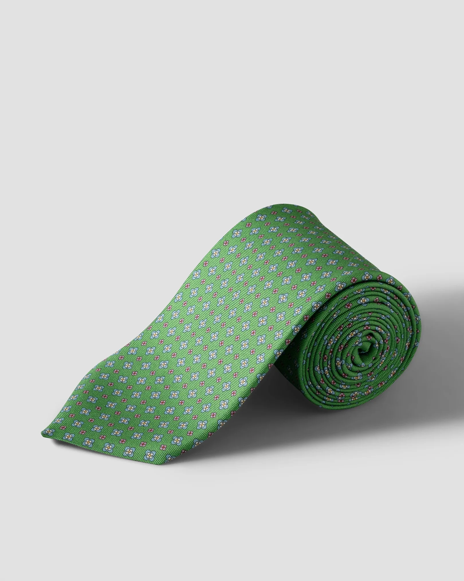 Eton - Floral Print Silk Tie