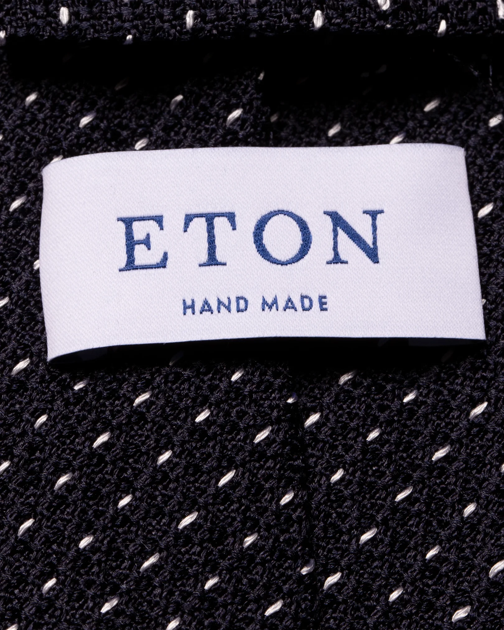 Eton - navy blue garza grossa silk