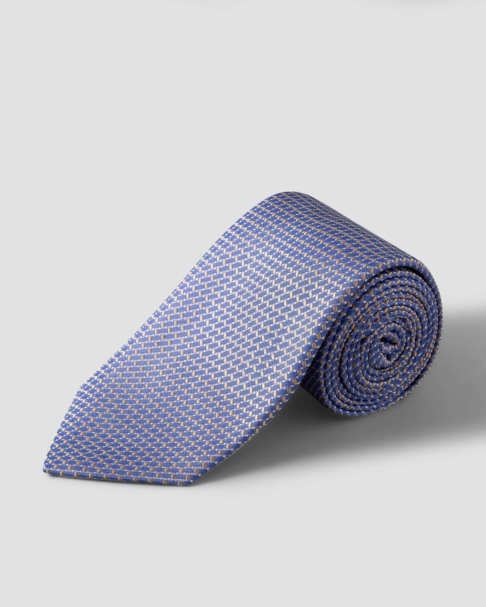 Eton - mid purple micro woven silk tie