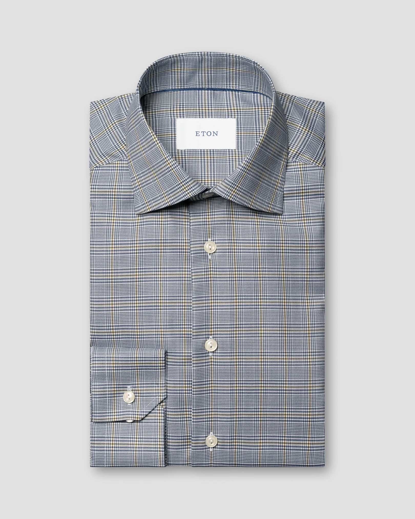 Eton - Checked Twill Shirt