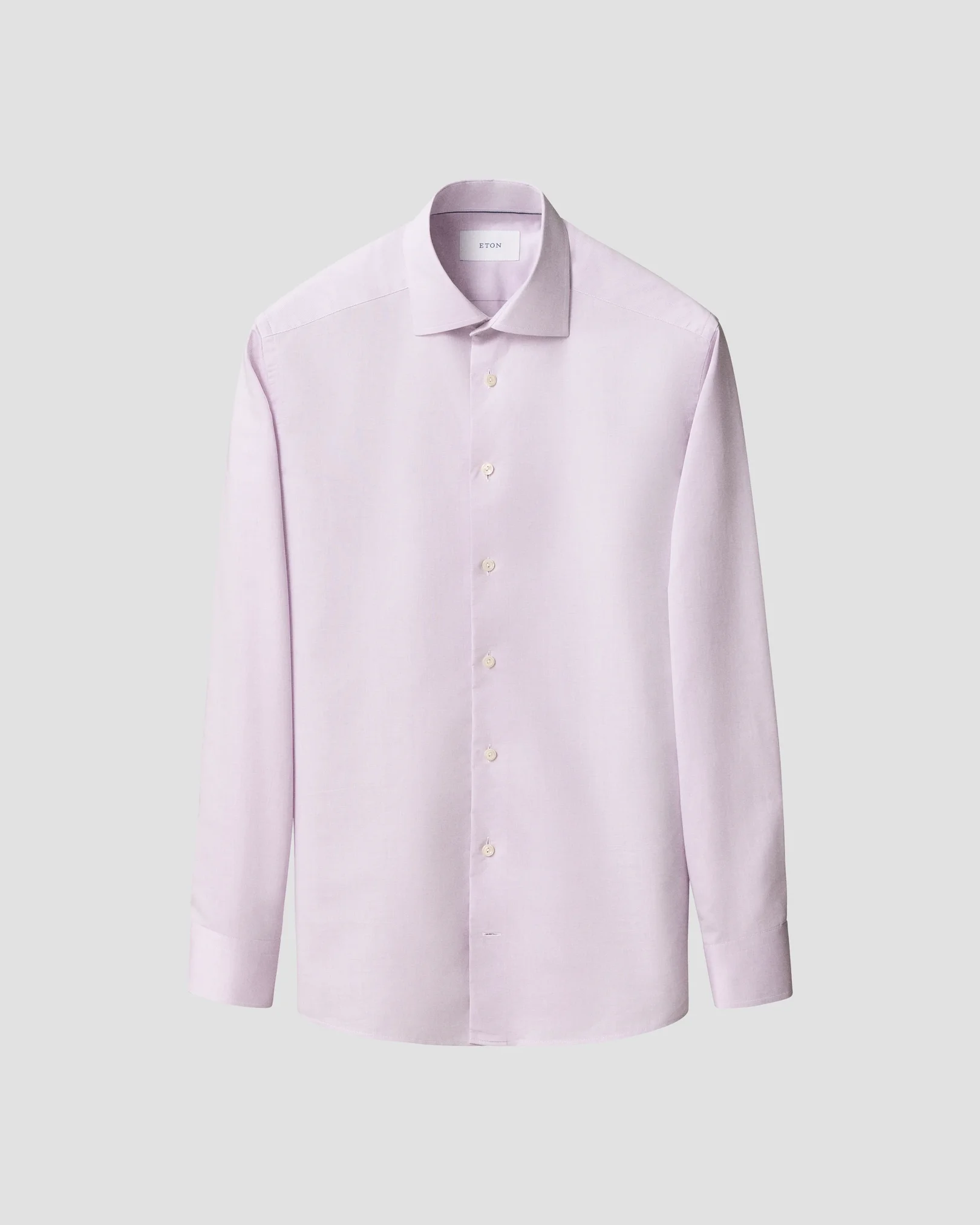 Eton - pink semi solid signature twill shirt 263