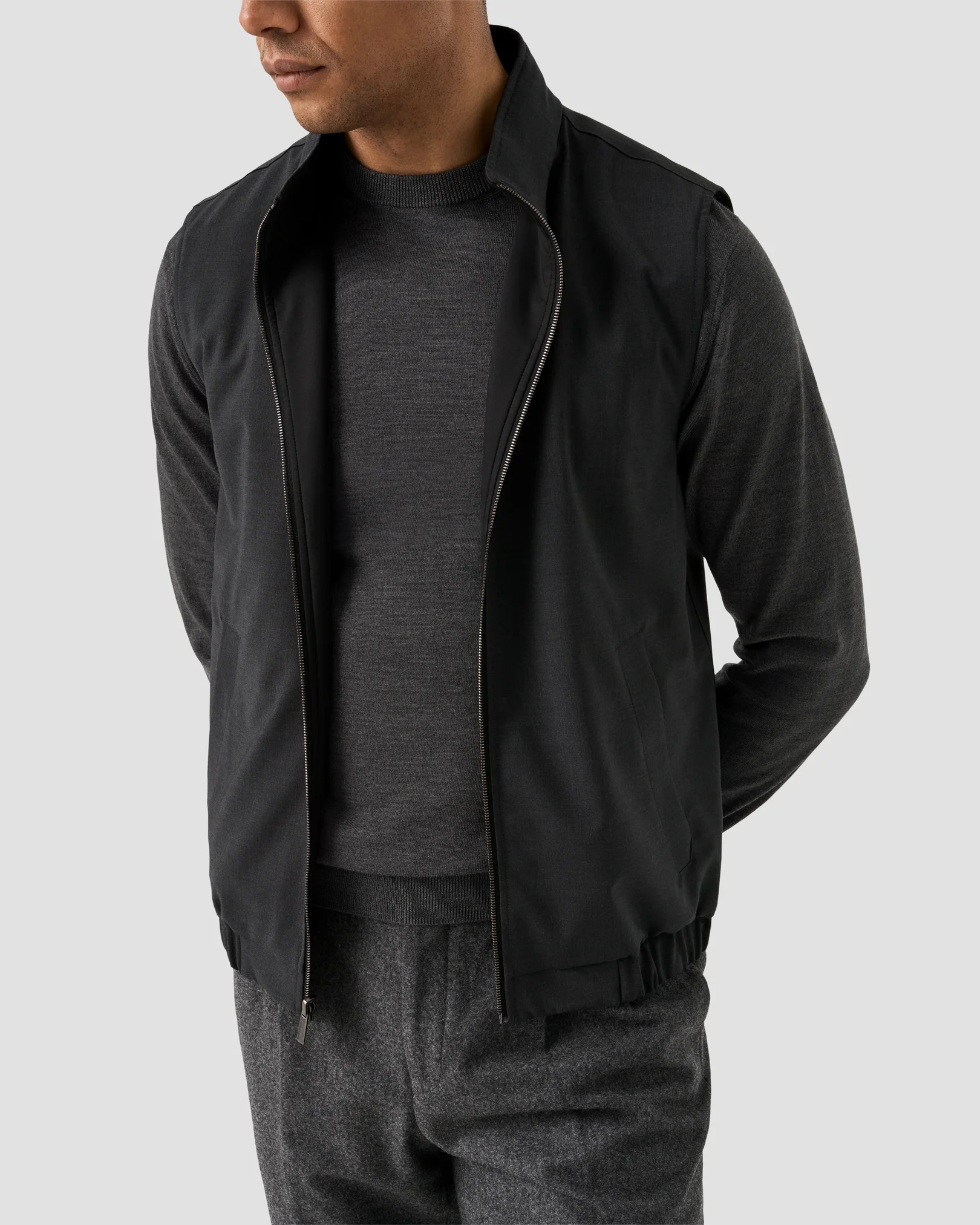 Eton - merino knit crew neck