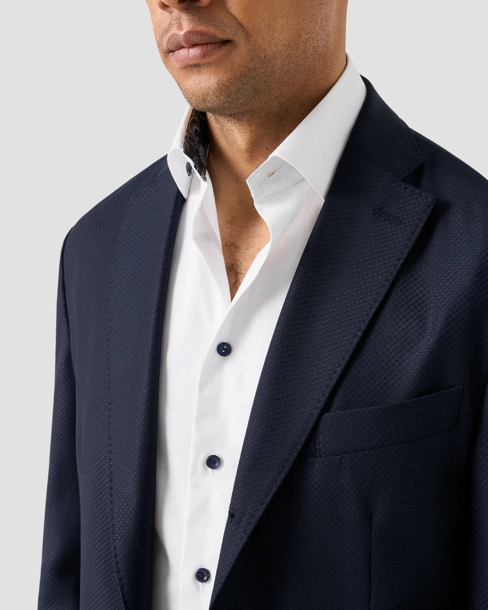 Eton - Floral Effect Signature Twill Shirt