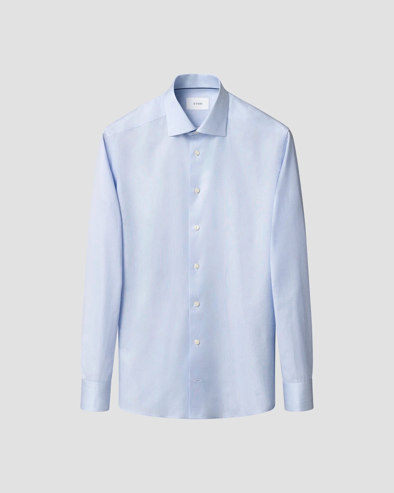 Eton - end on end signature twill shirt cut away