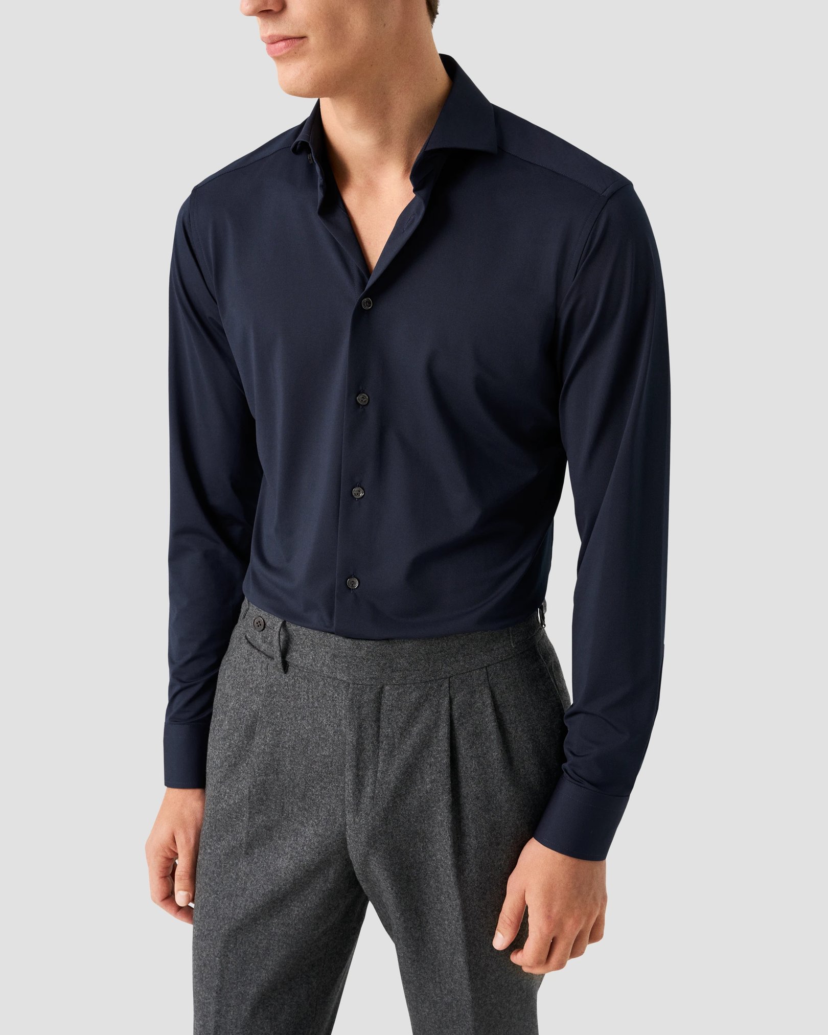 Eton - Solid Four-Way Stretch Shirt