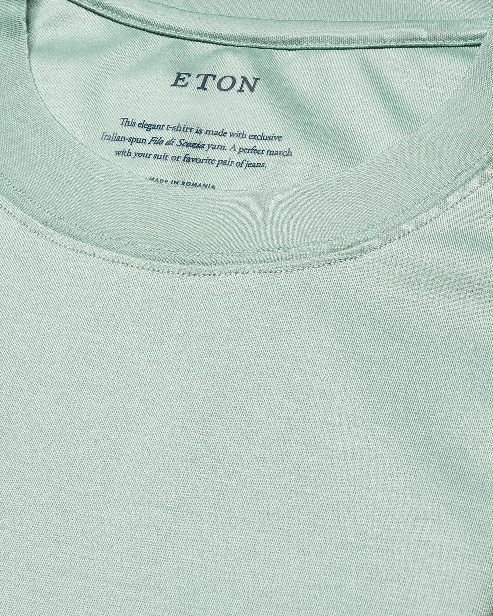 Eton - light green jersey t shirt