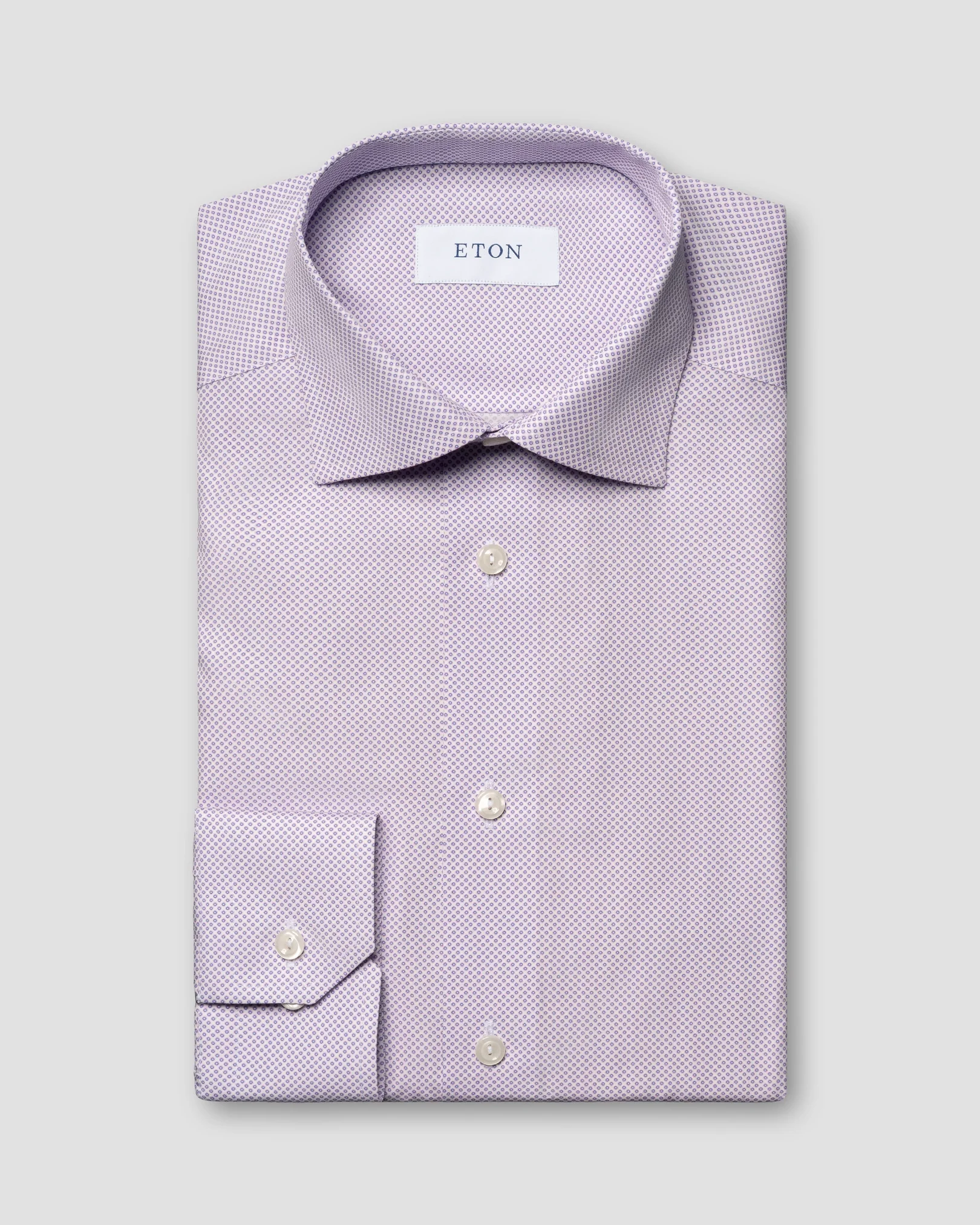 Eton - solid pink poplin cut away