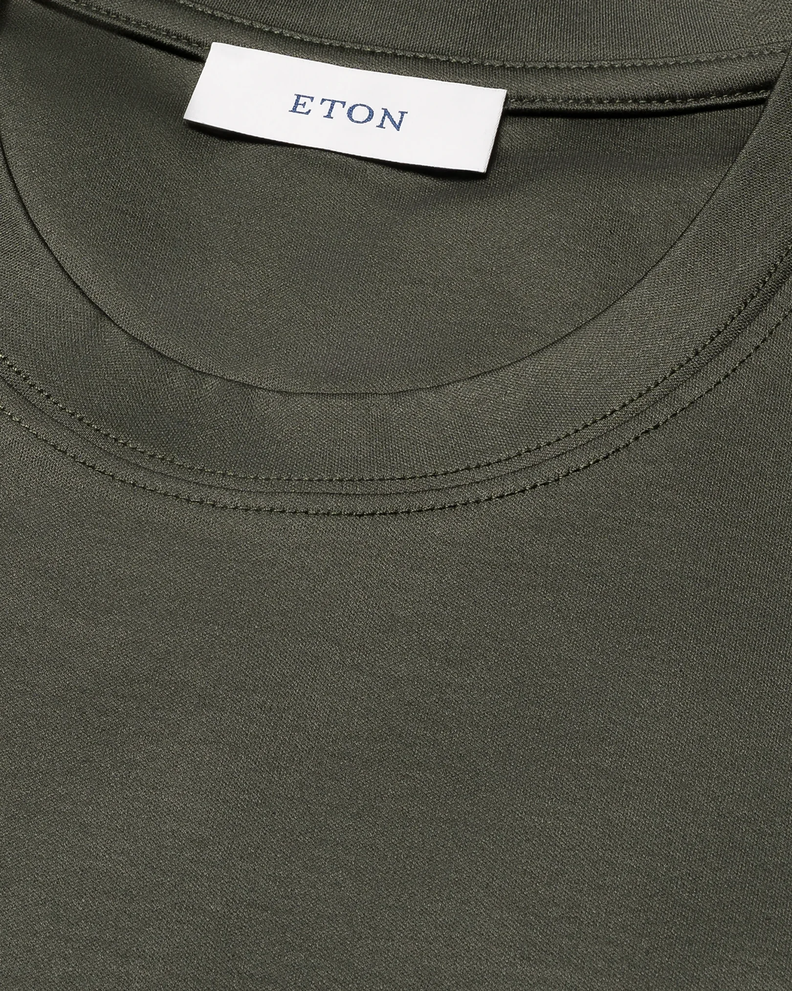 Eton - filo di scozia t shirt dark green filo di scozia t shirt