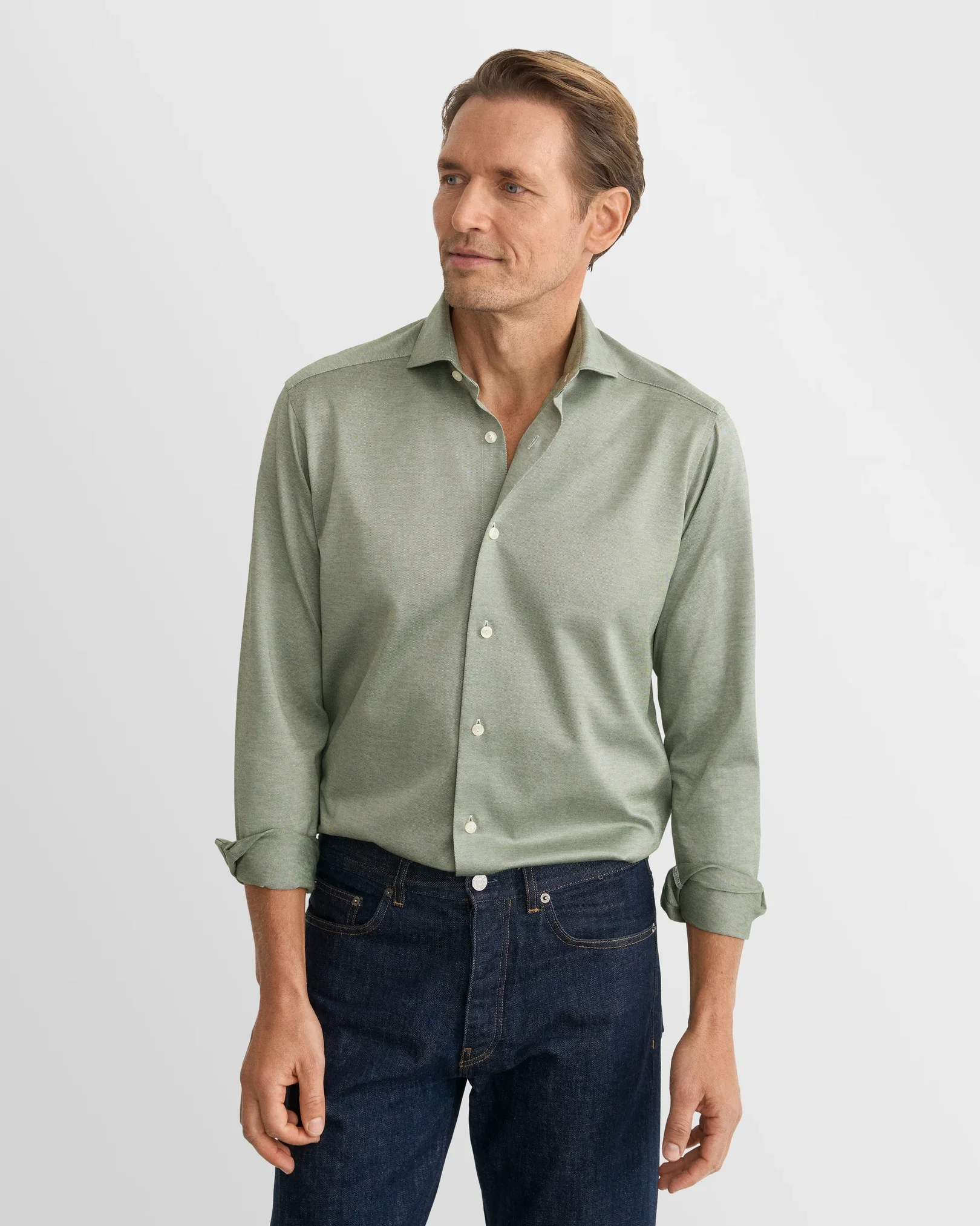 Eton - Filo di Scozia Knit Shirt