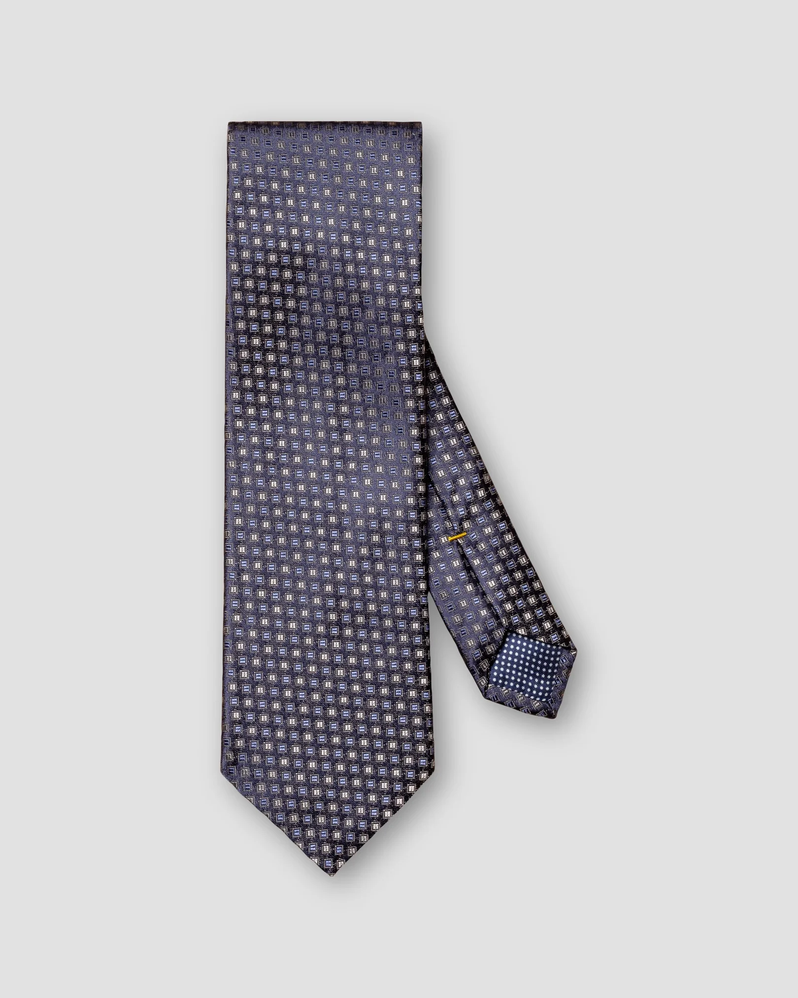 Eton - navy blue silk tie aw