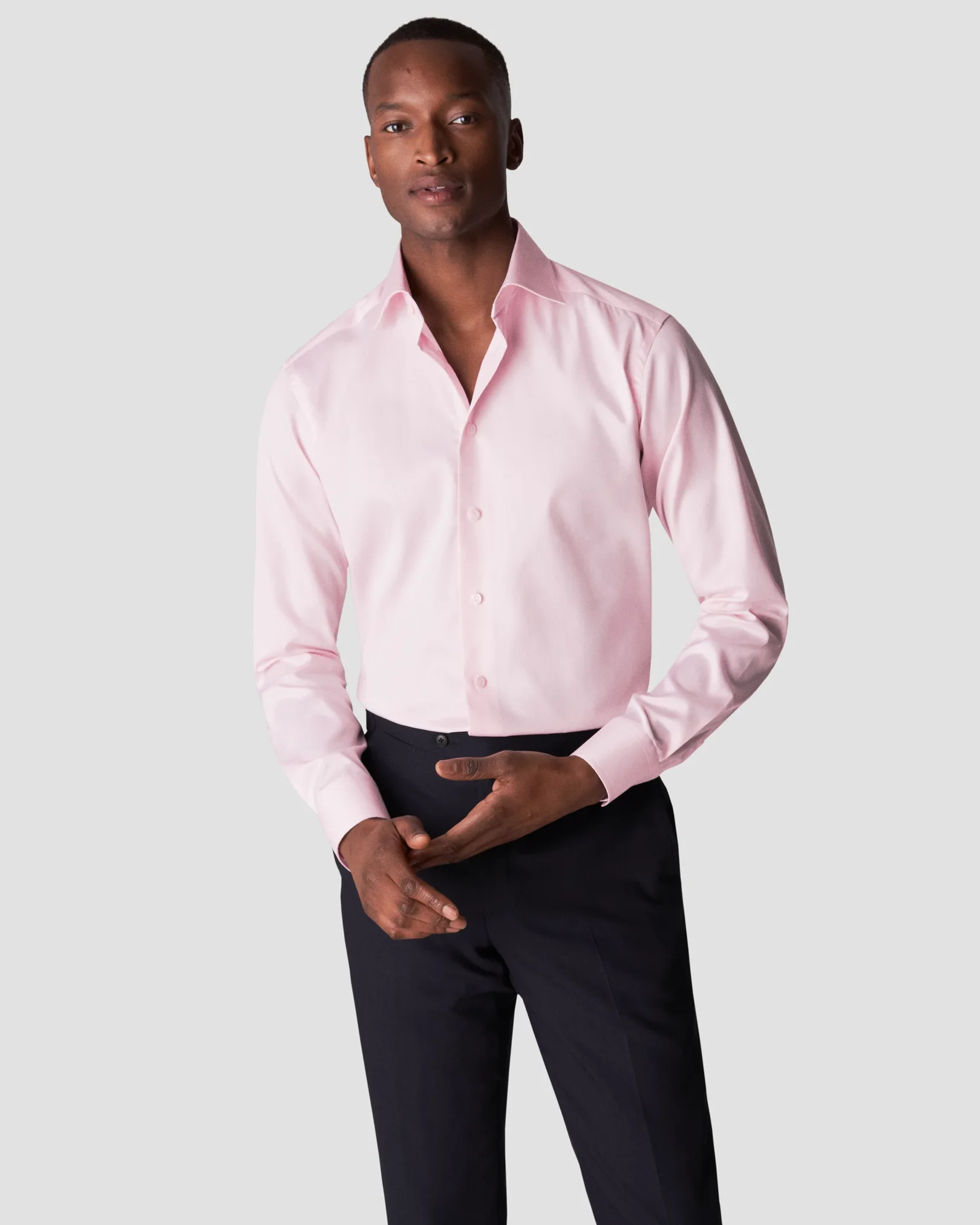 Eton - pink shirt signature twill
