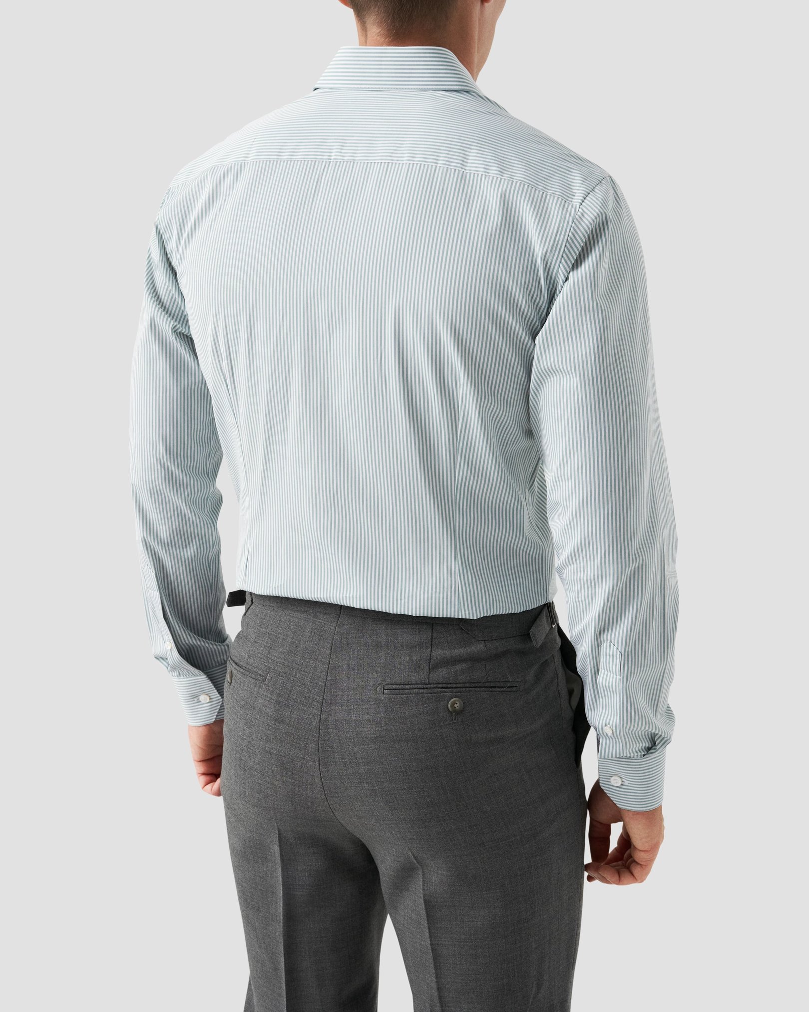 Eton - light green elevated poplin