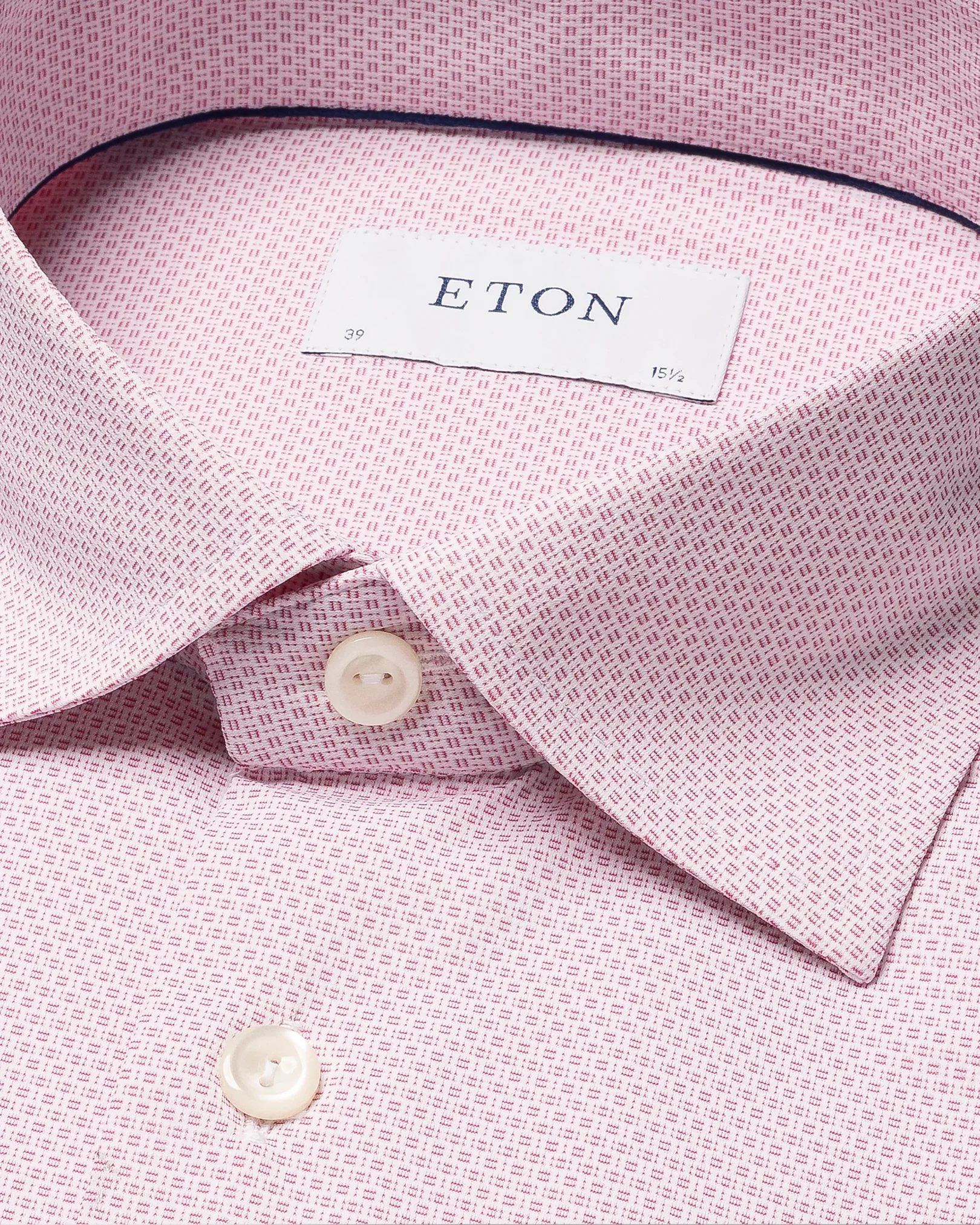 Eton - pink strech shirt