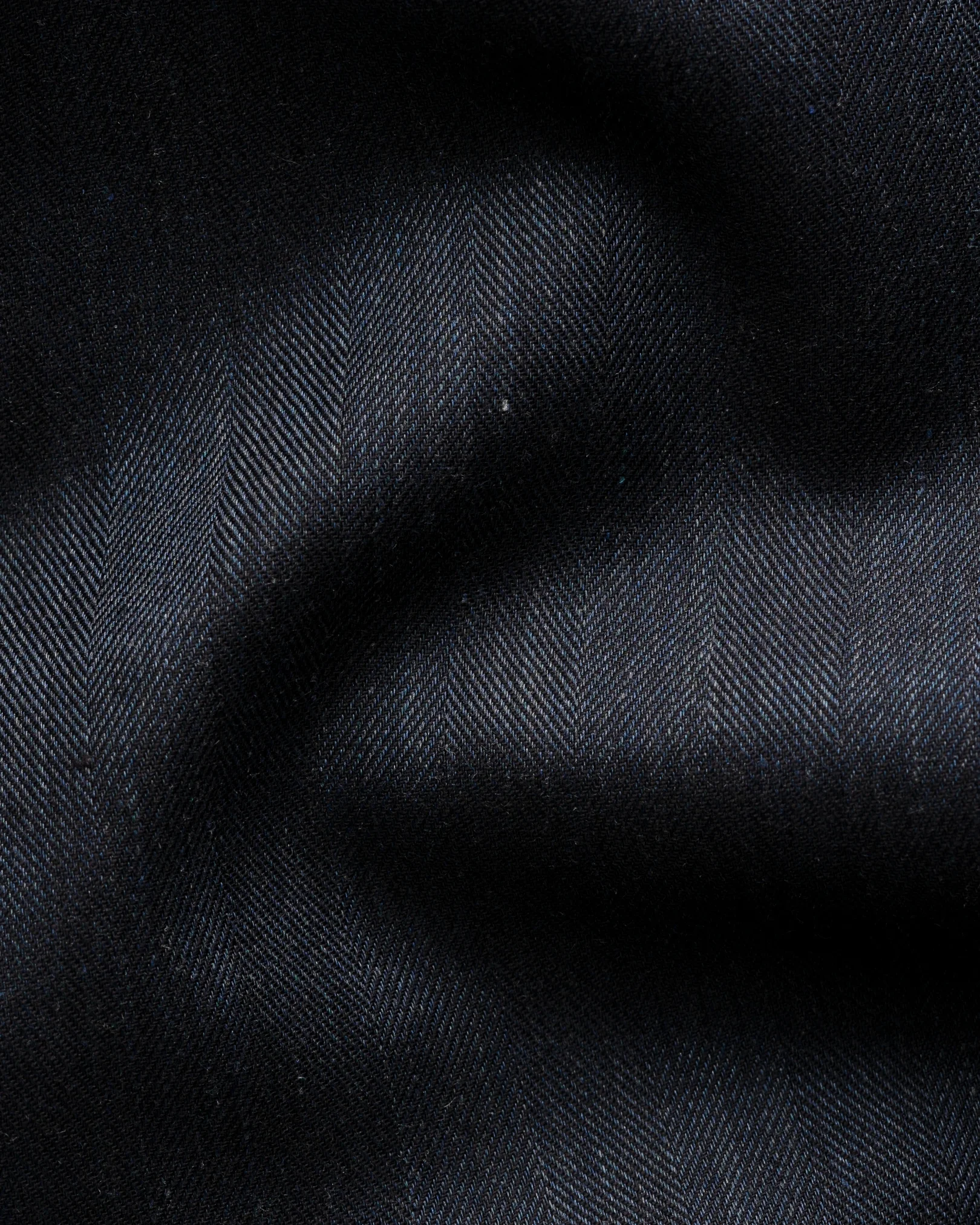 Eton - solid signature flannel shirt wide spread