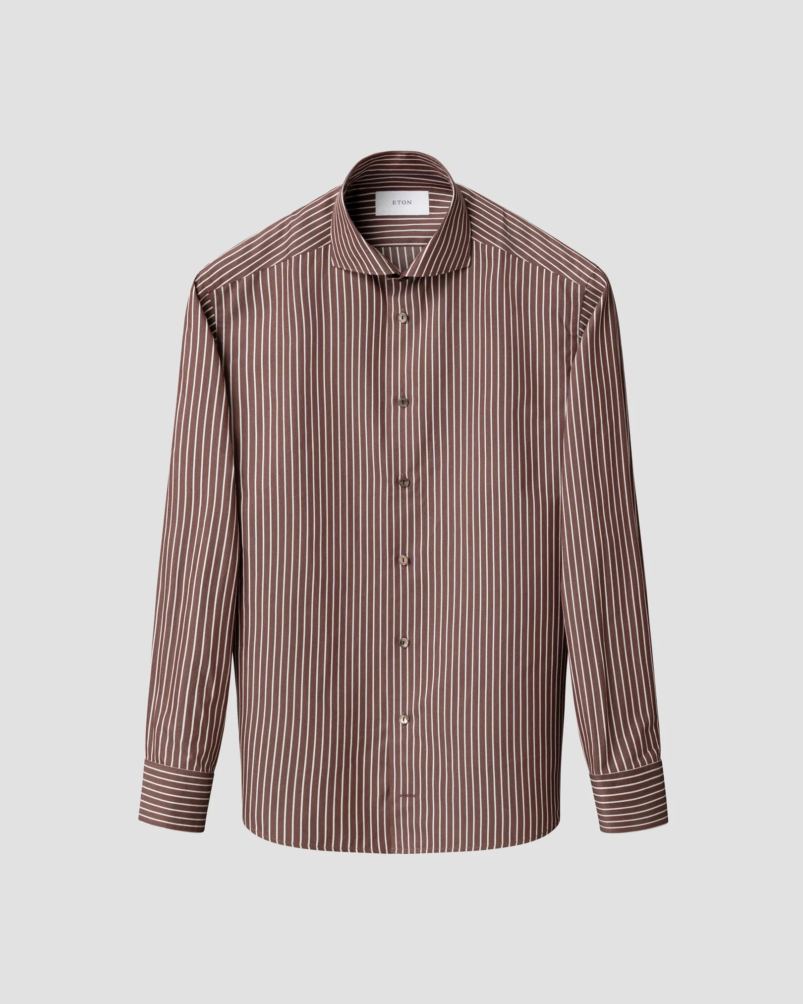 Eton - Striped Cotton Silk Shirt