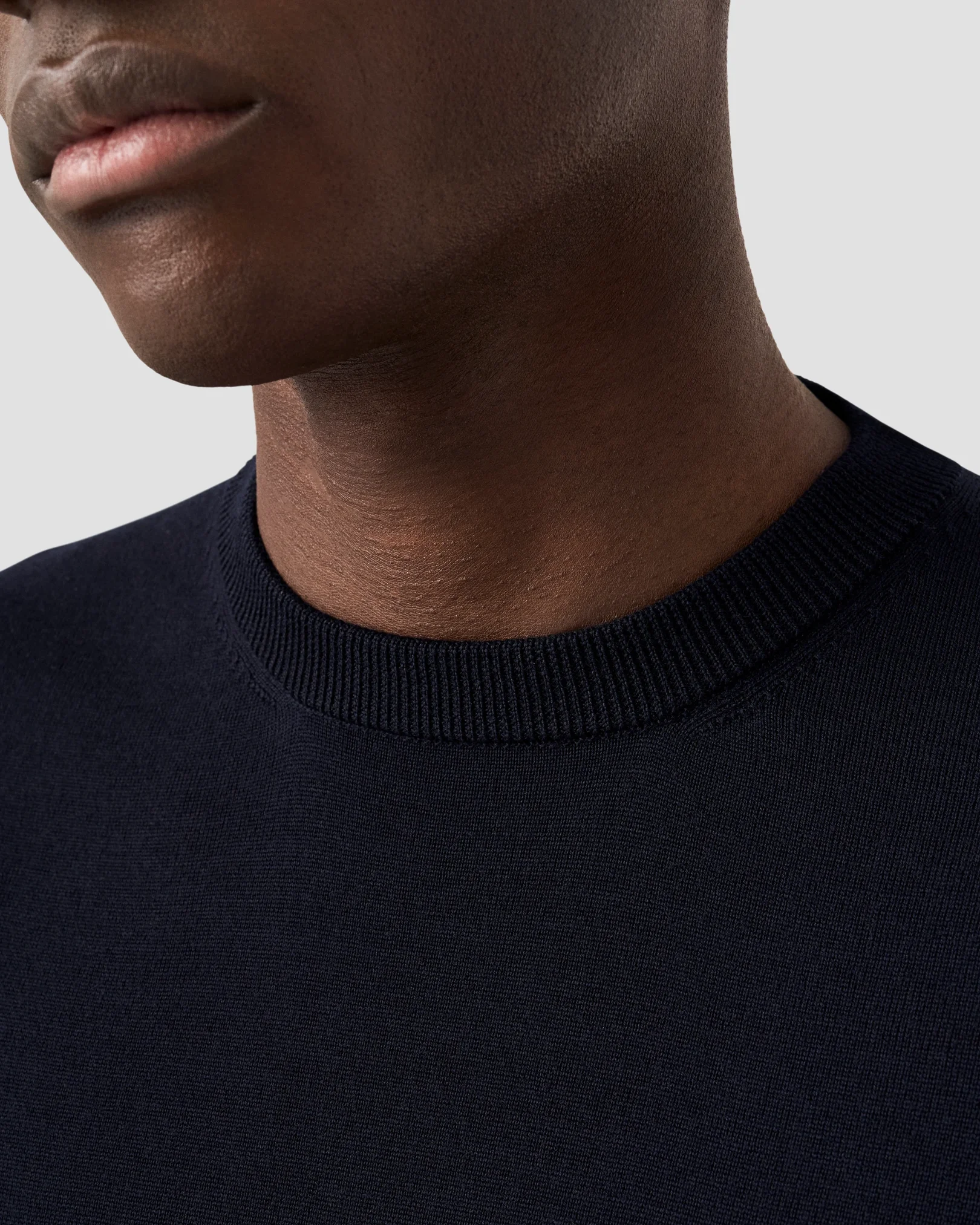 Eton - merino knit crew neck 14guage