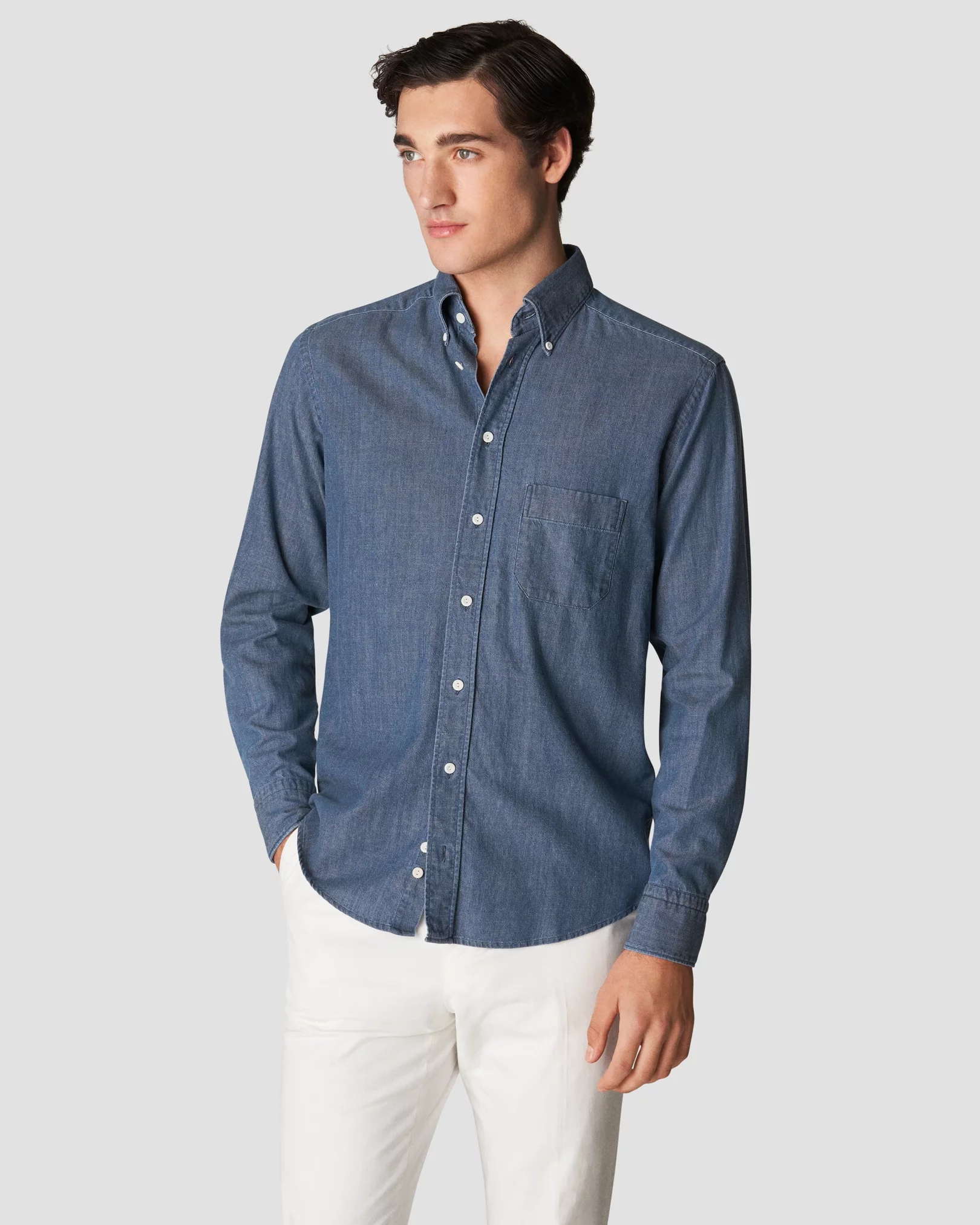 The Denim Maternity Shirt – HATCH Collection