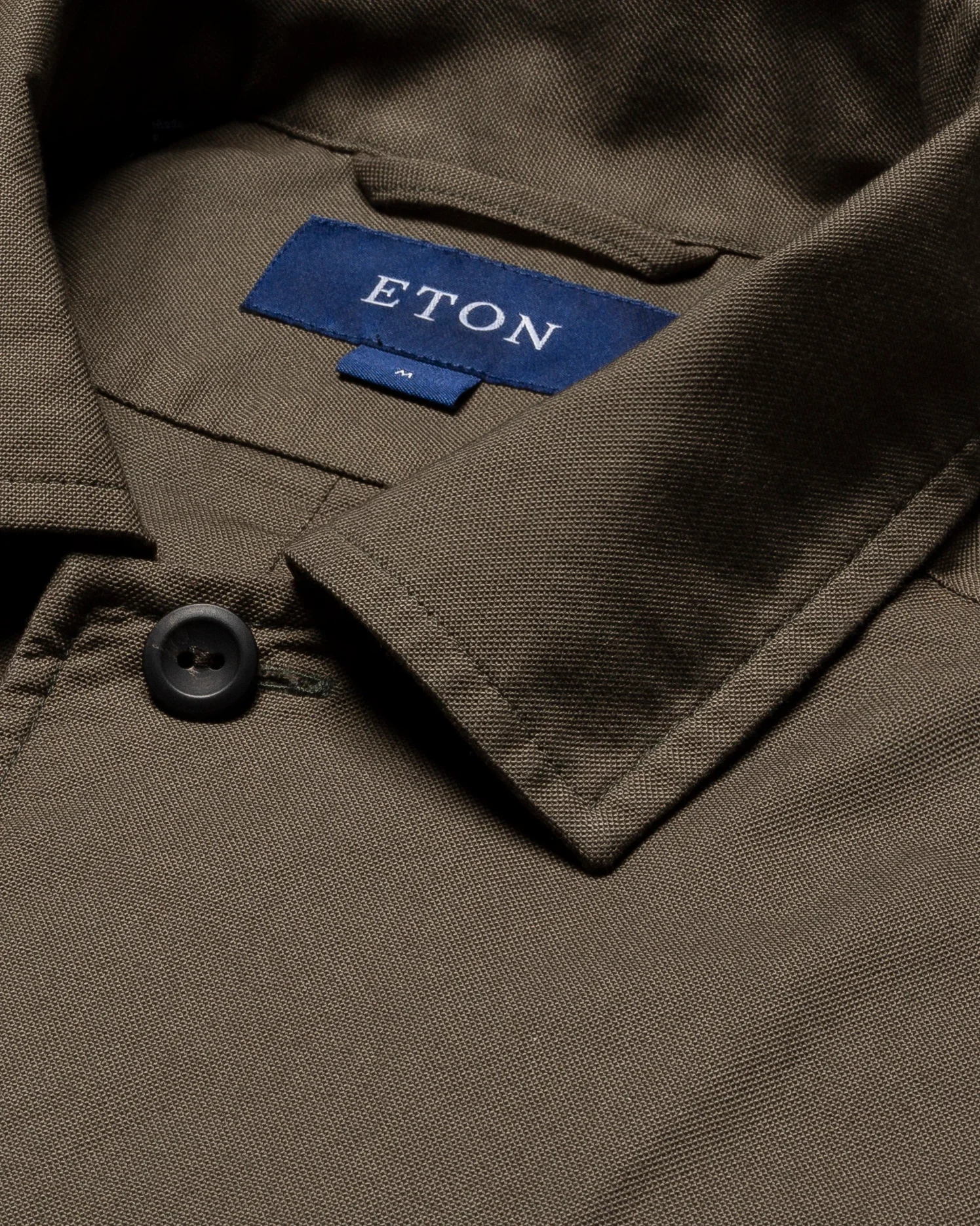 Eton - green heavy oxford shirt