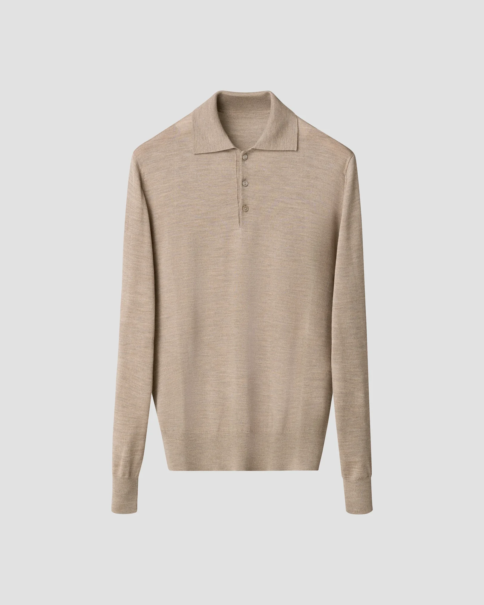 Eton - Fine Knit Polo Sweater