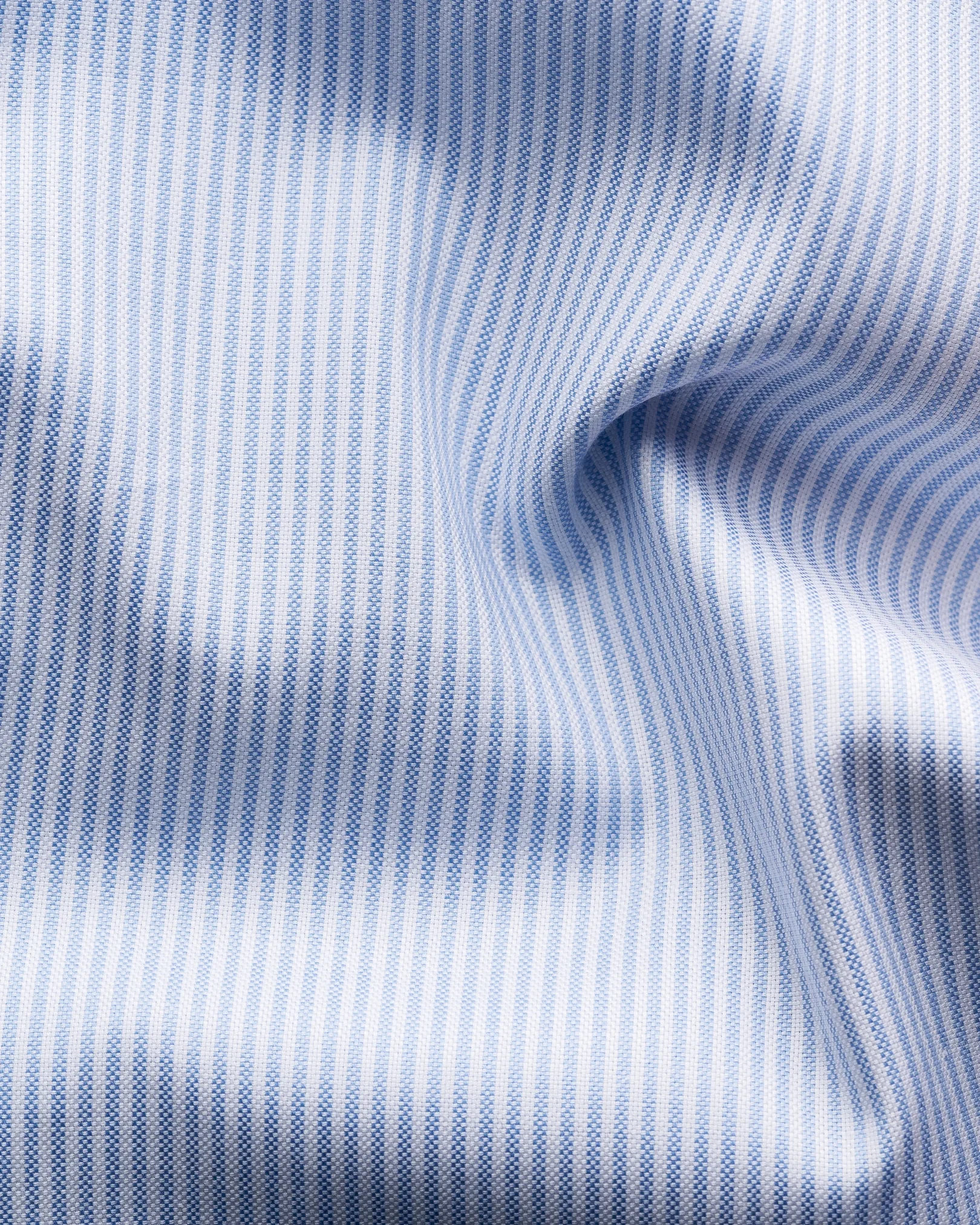 Eton - light blue striped signature oxford shirt