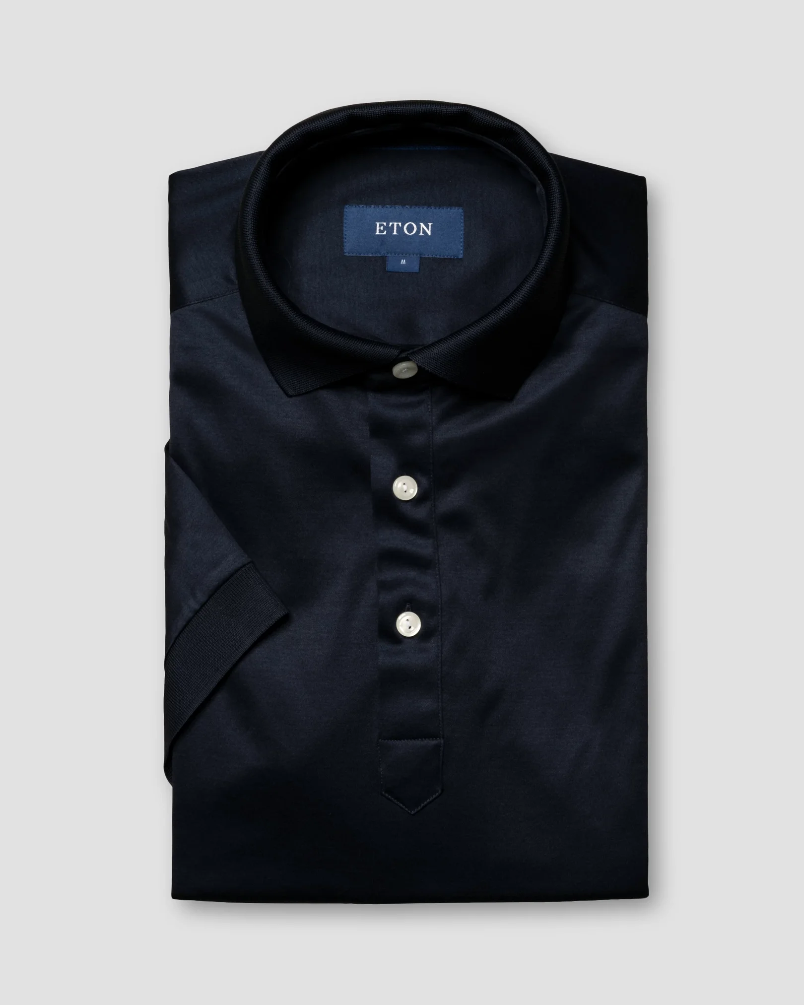 Eton - navy blue jersey short sleeve