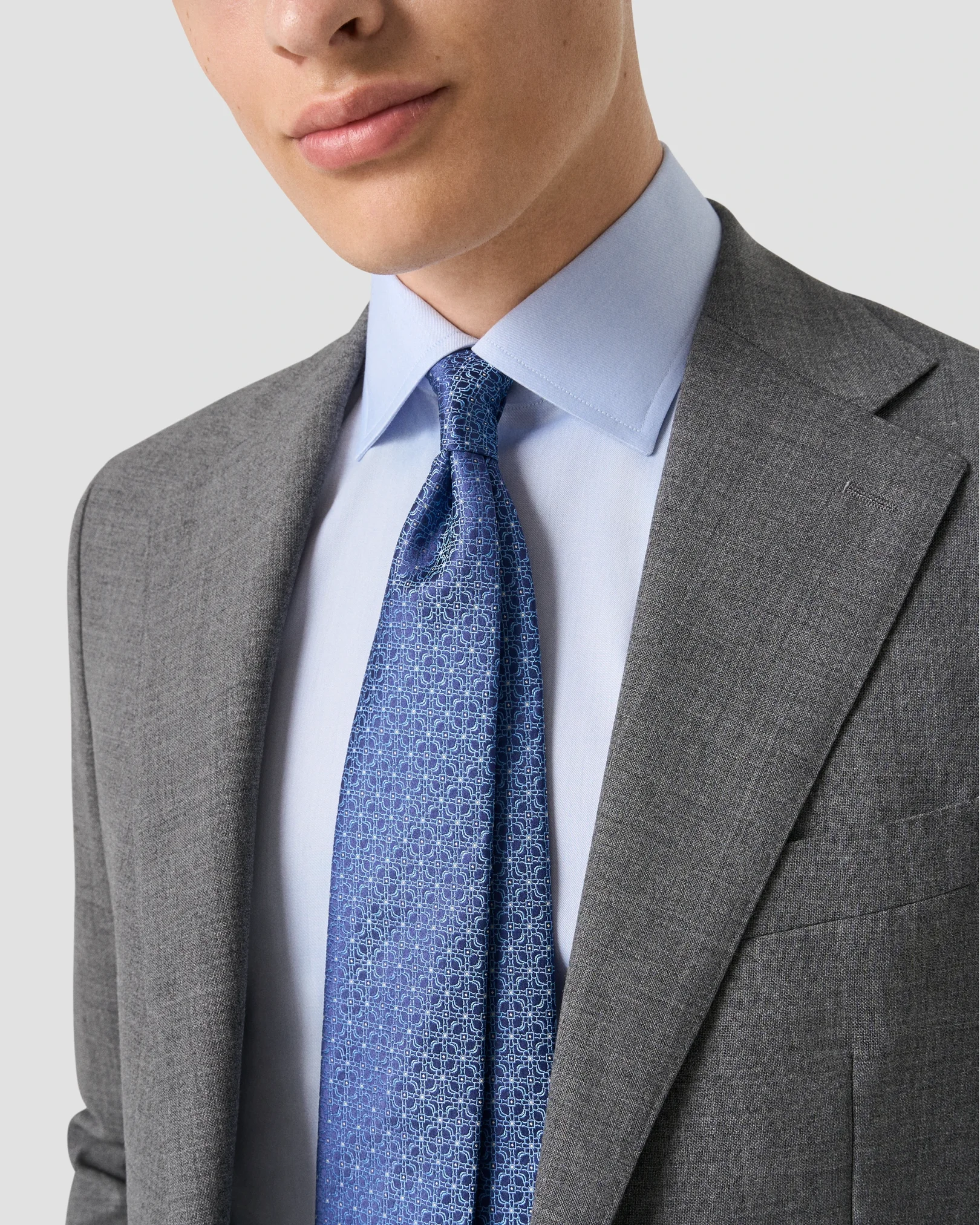 Eton - light blue shirt signature twill