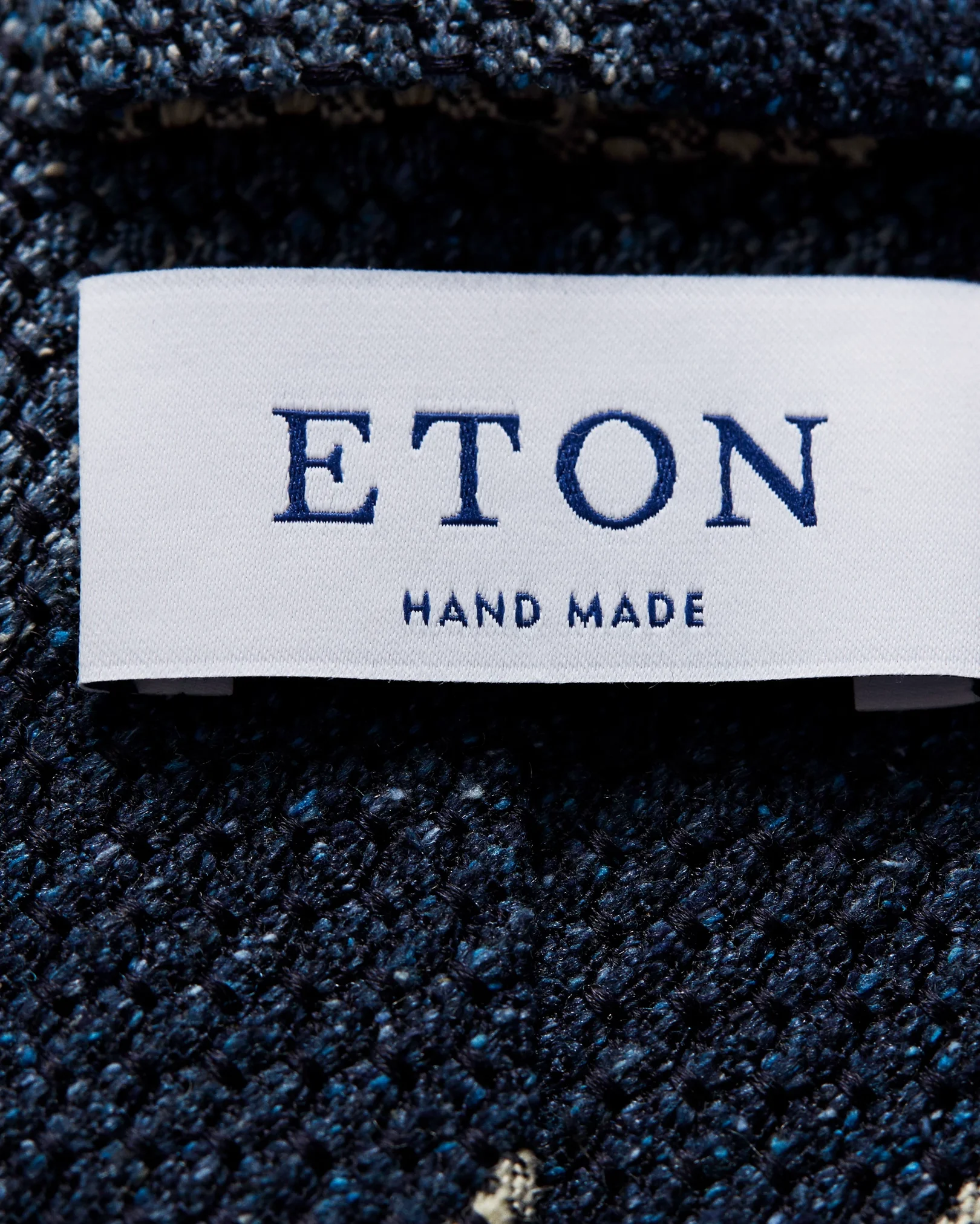 Eton - blue striped grenadine tie
