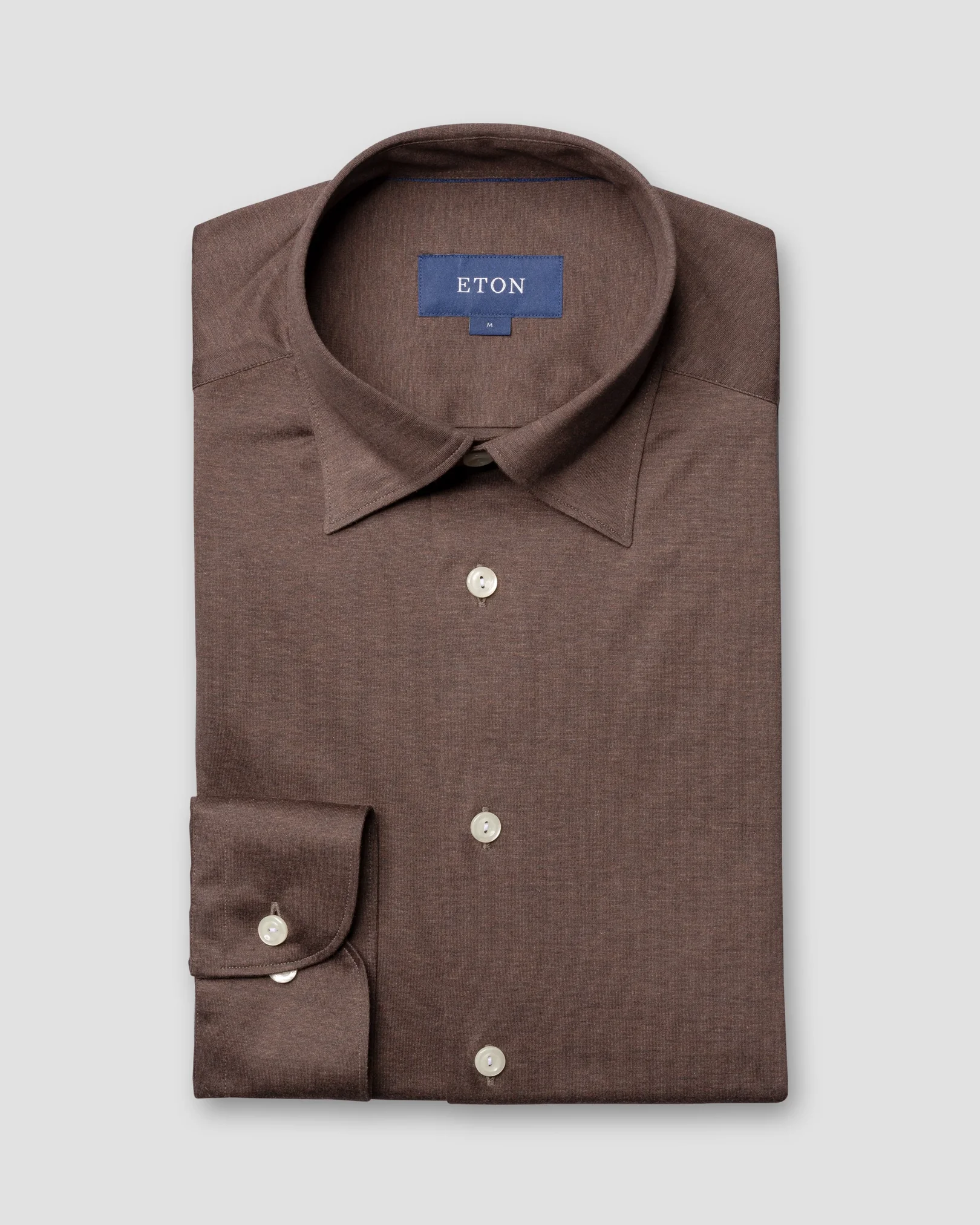 Eton - brown jersey shirt