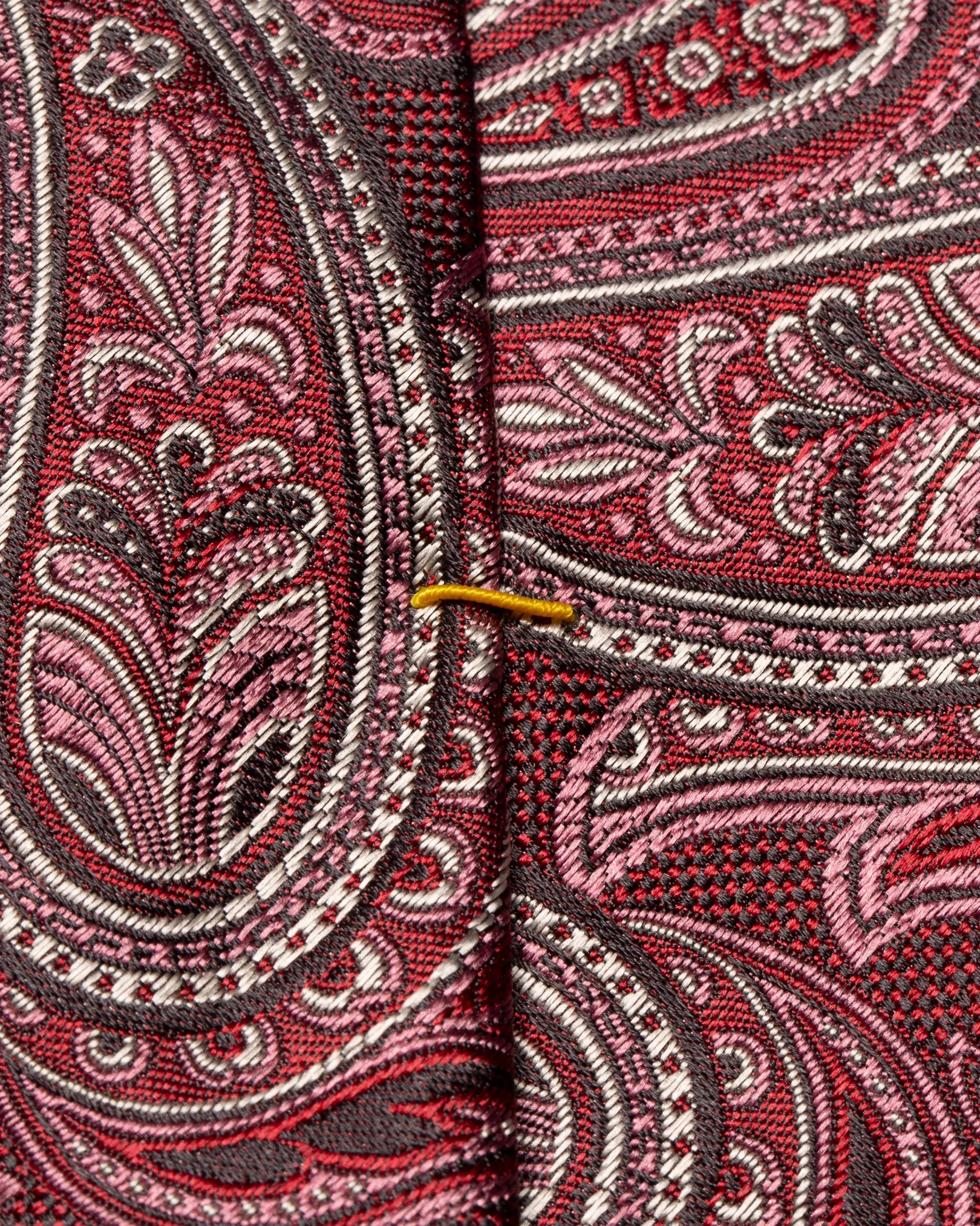 Eton - dark red jacquard weave