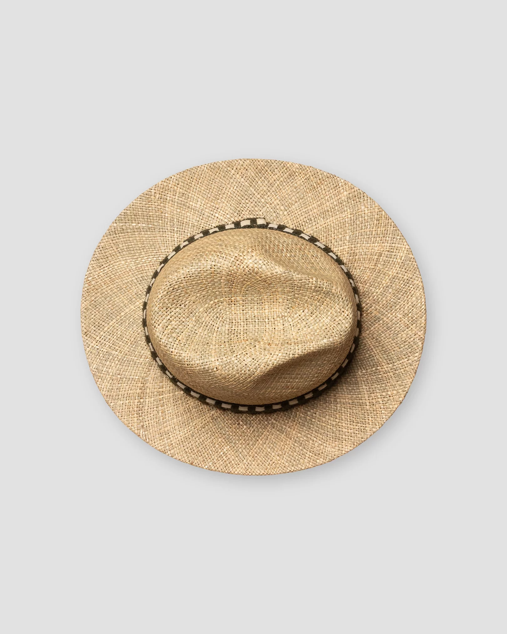 Eton - mid green ribbon straw hat