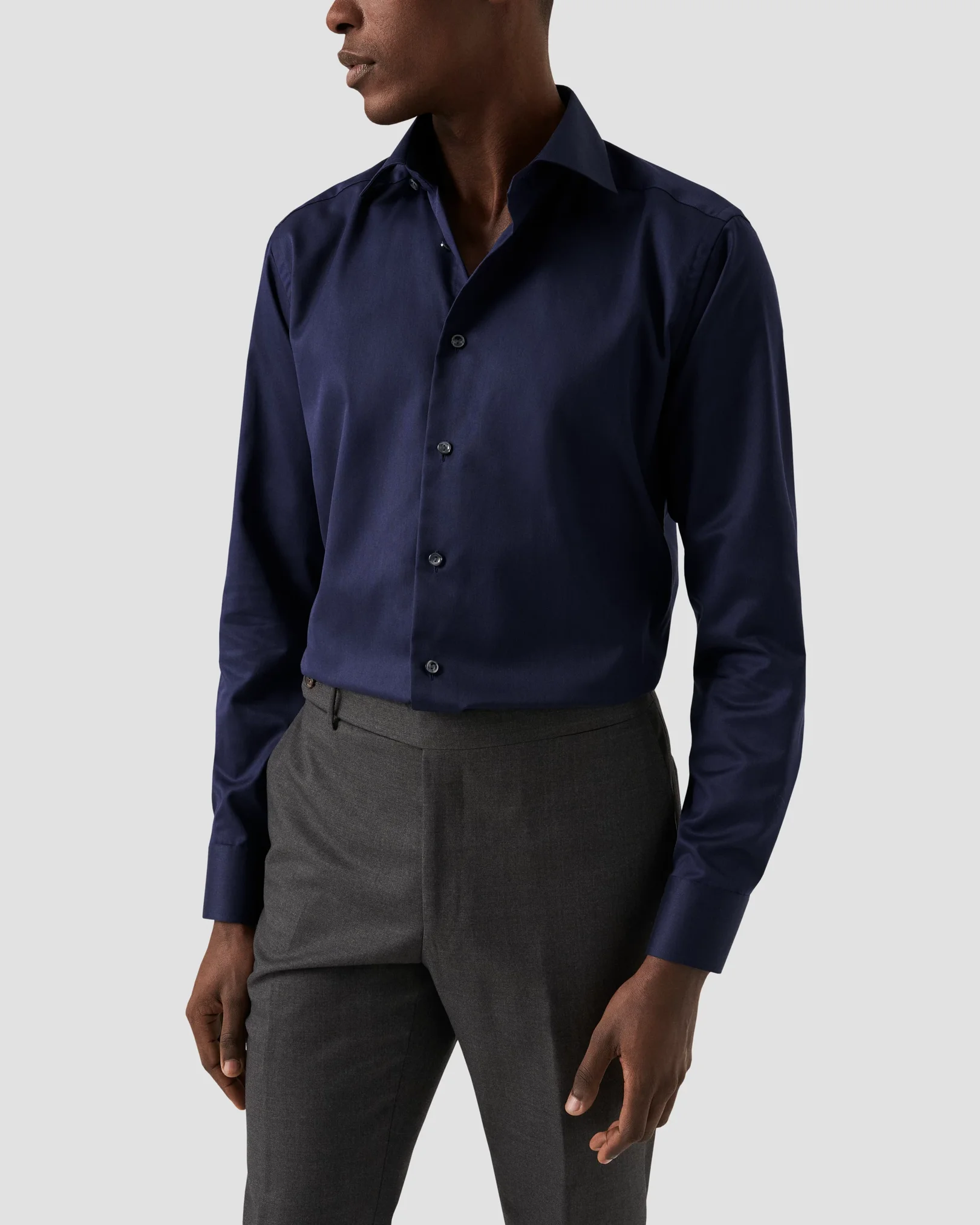 Eton - Dark Blue Signature Twill Shirt