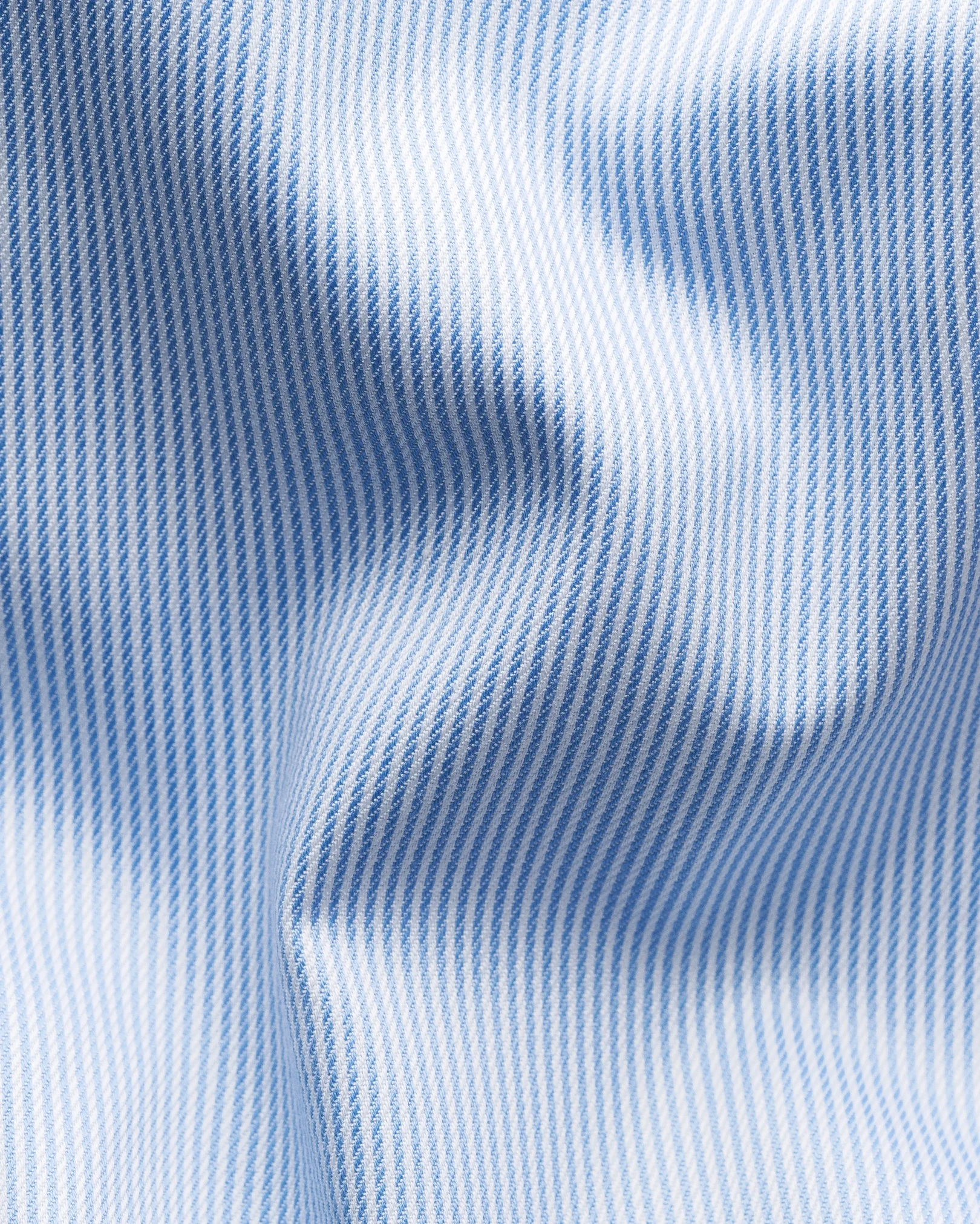 Eton - light blue striped fine twill