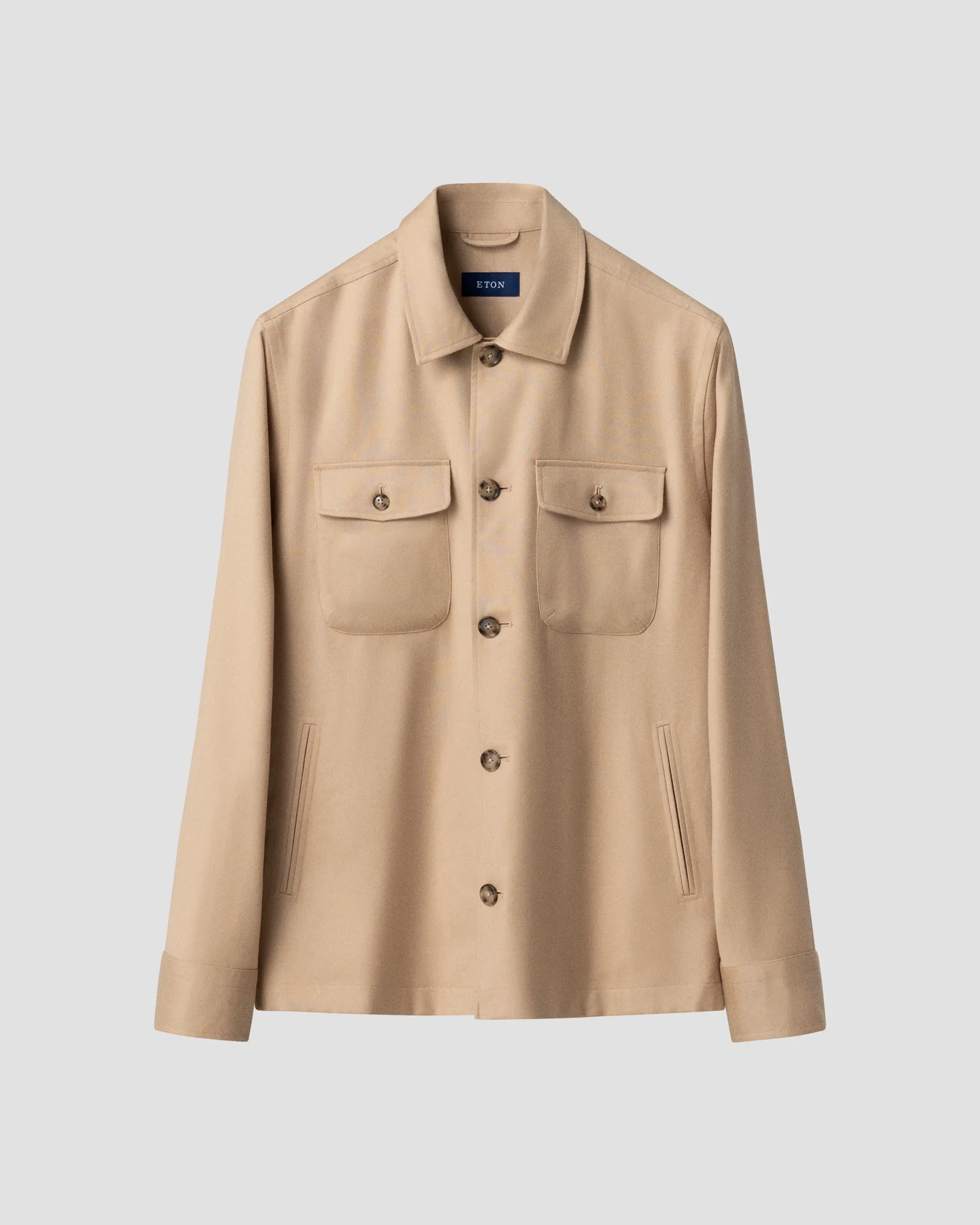 Eton - wool four pocket overshirt