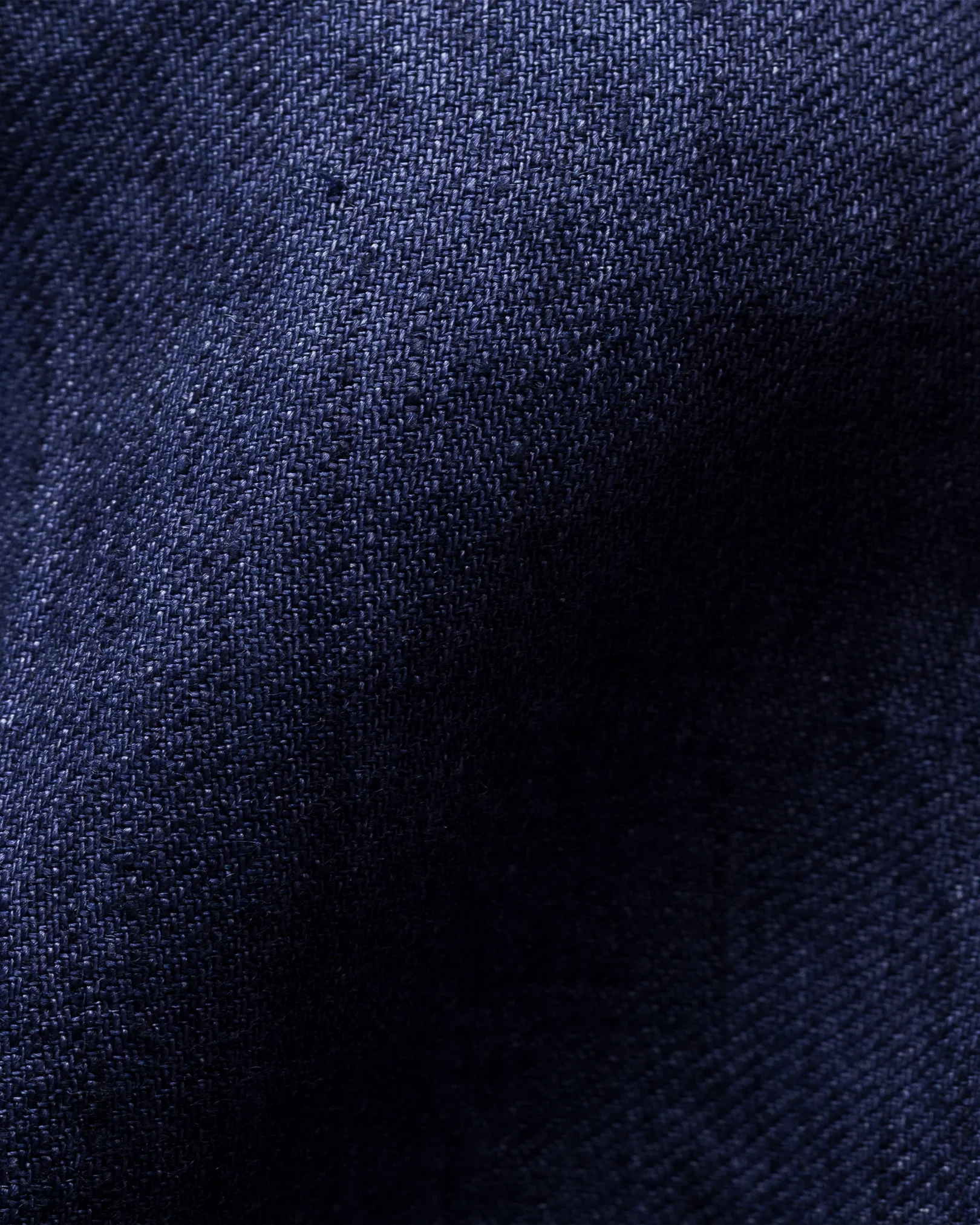 Eton - navy luxe linen shirt