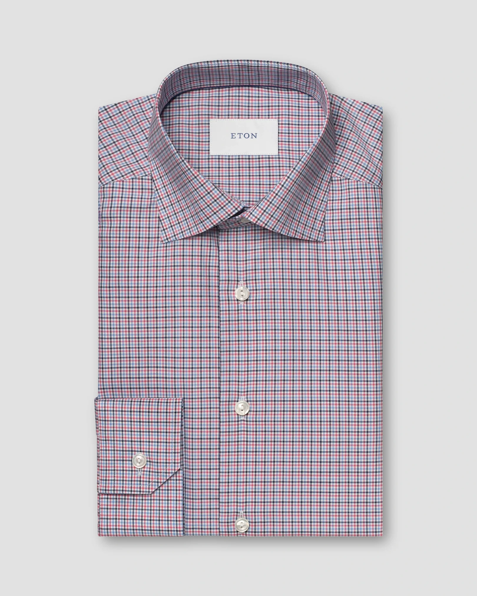 Eton - fine twill shirt pink