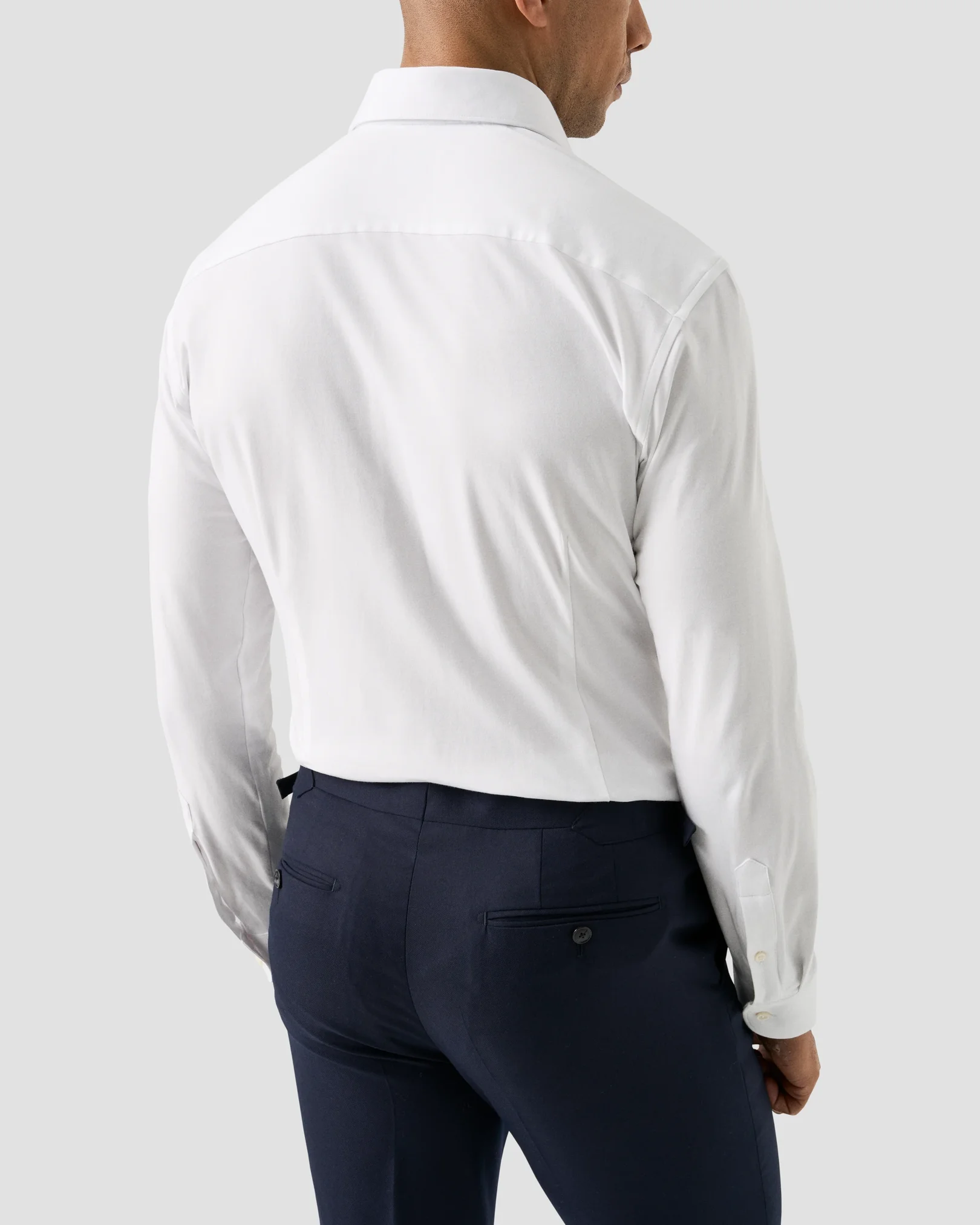 Eton - Solid Cotton Four-Way Stretch Shirt