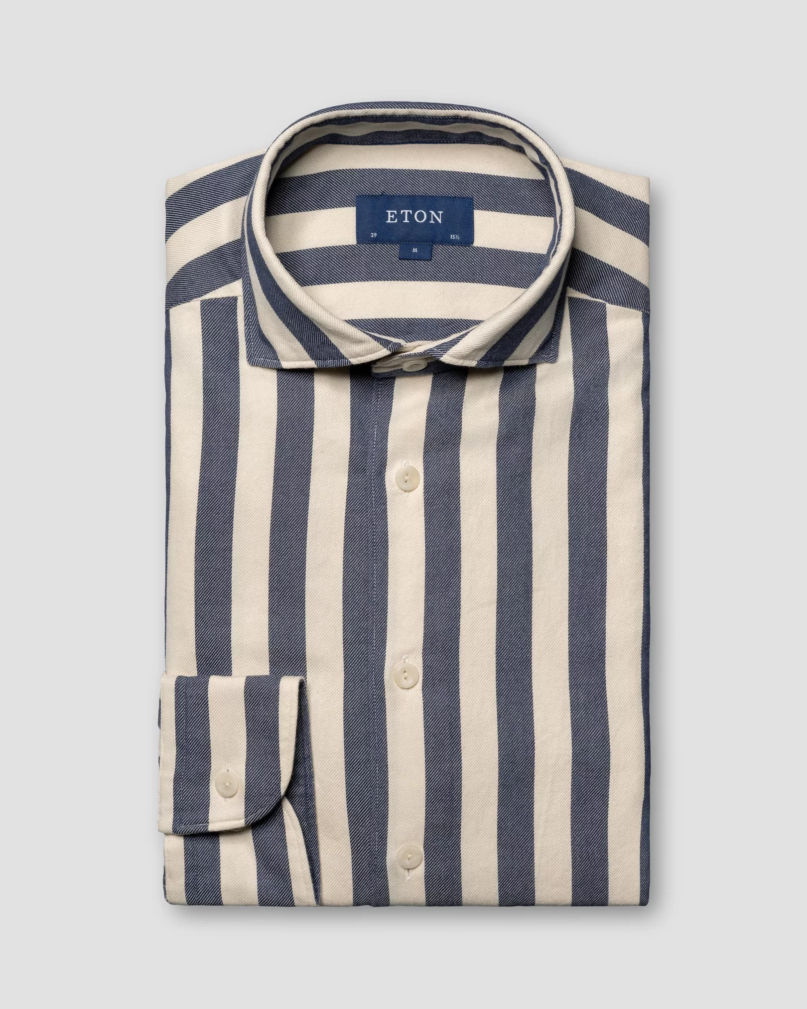 Blue Bengal Striped Twill Shirt