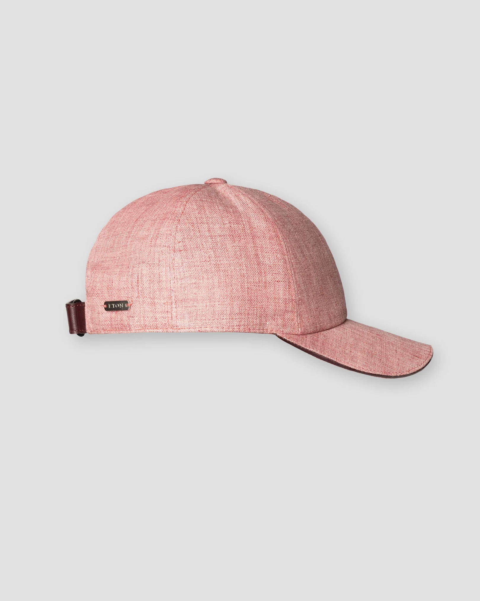 Eton - pink elegant linen cap