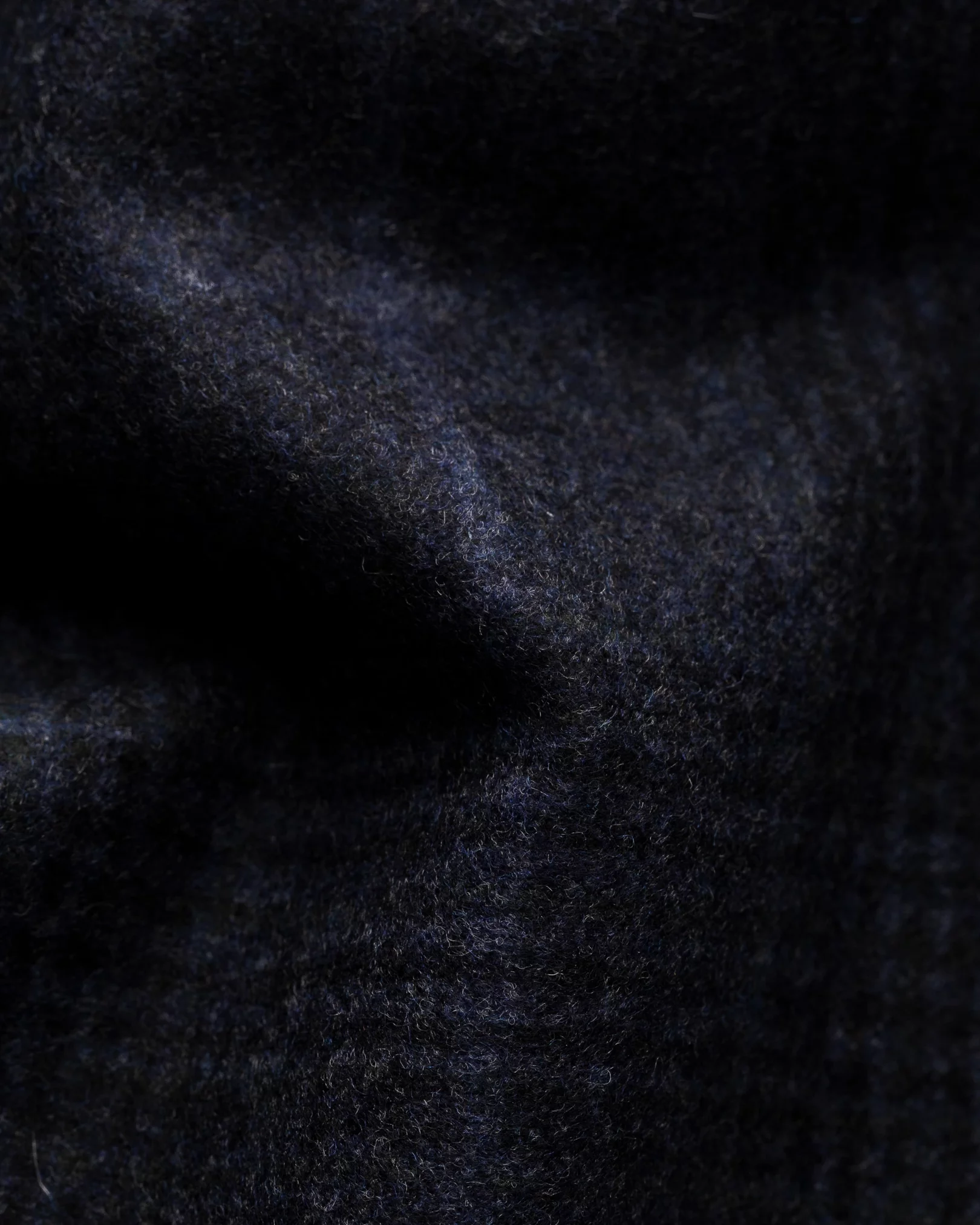 Eton - navy twill wool cashmere