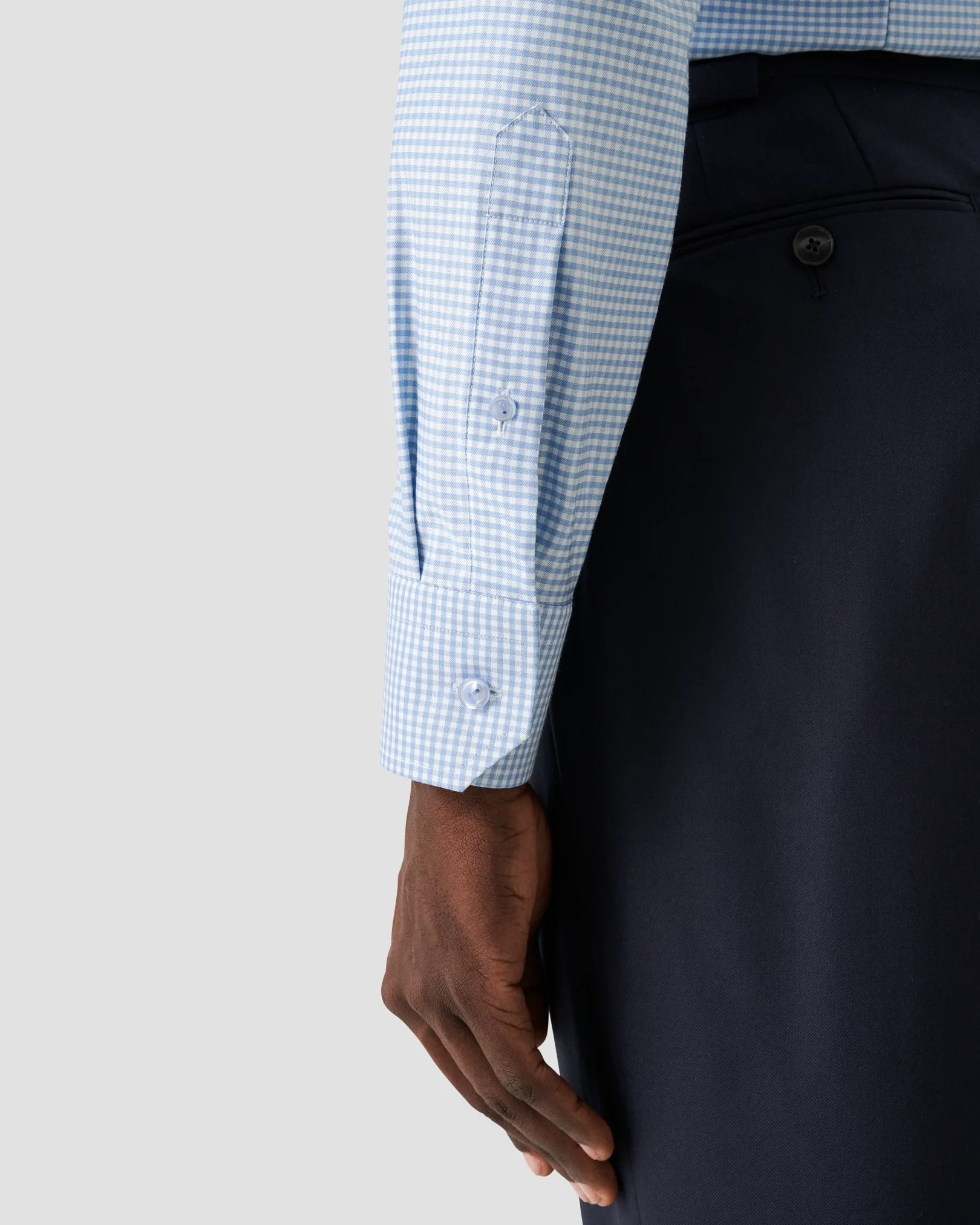 Eton - Checked Cotton Tencel™ Lyocell Shirt