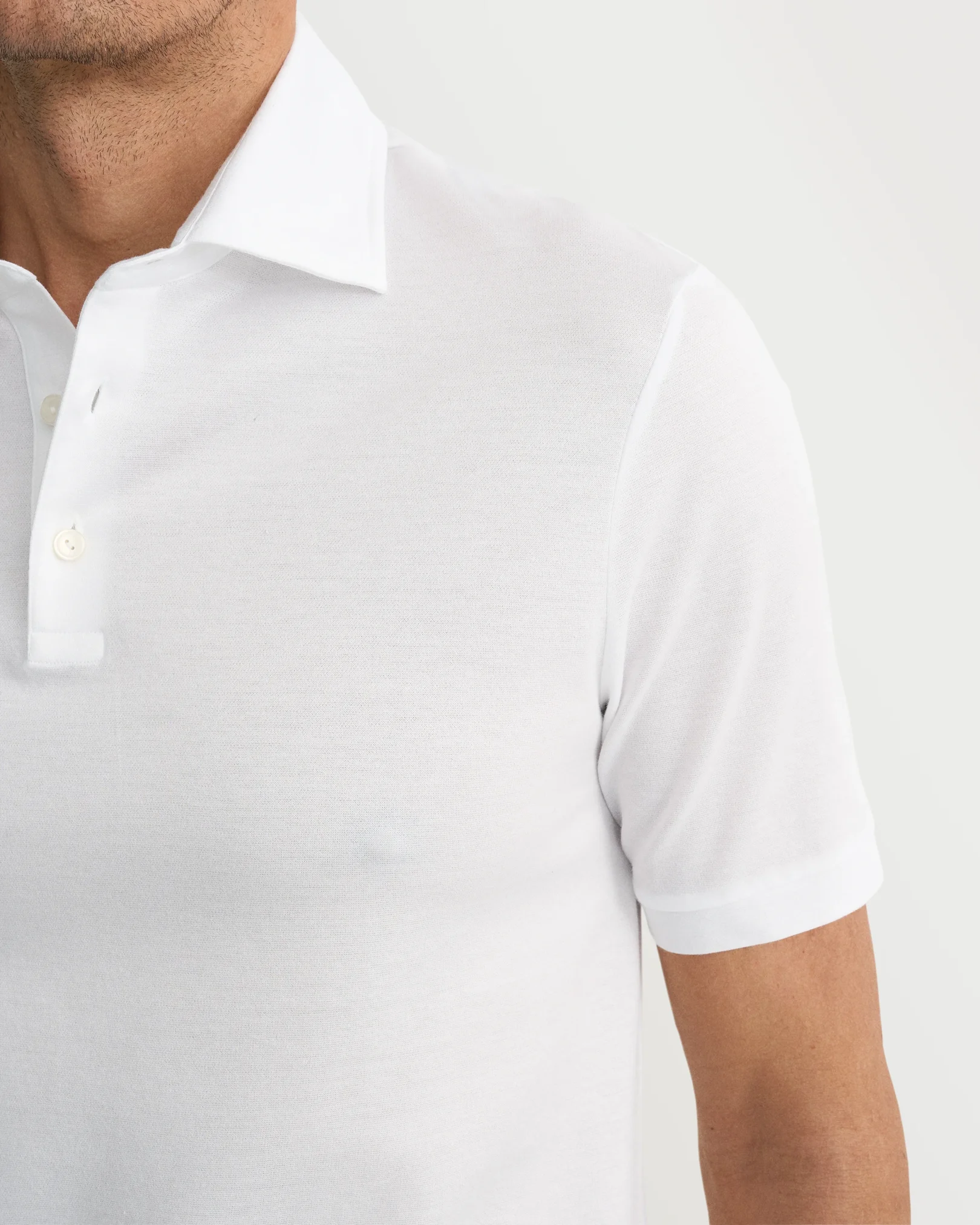 Eton - jacquard filo di scozia polo shirt
