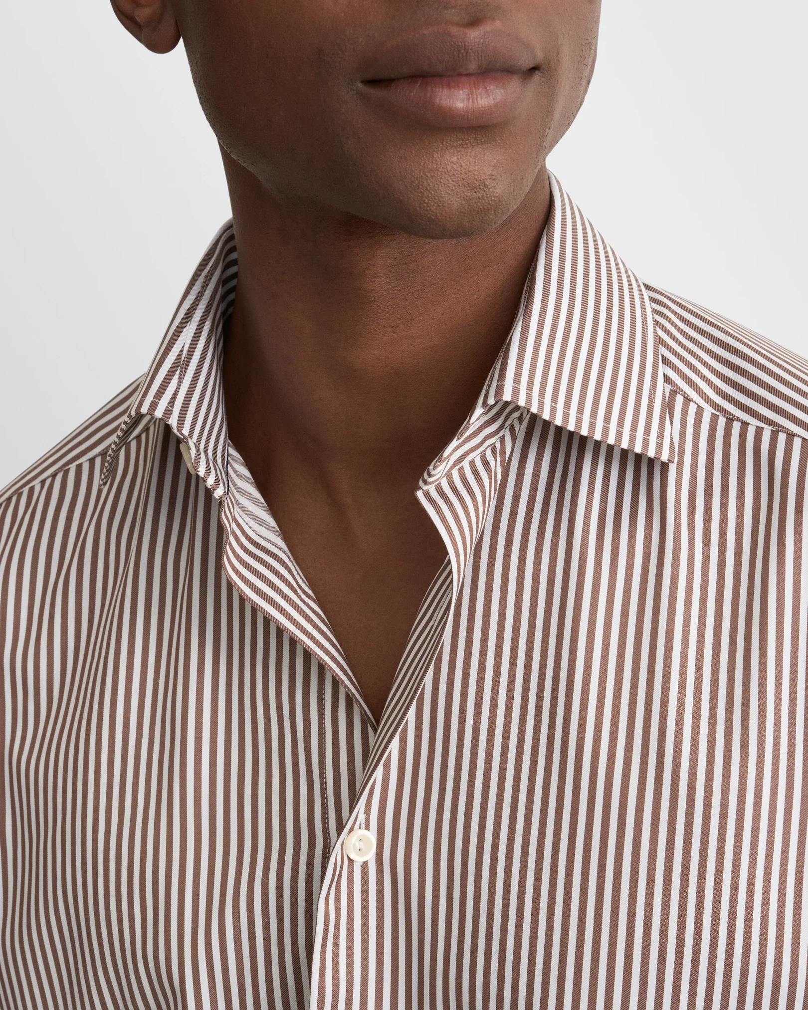 Eton - red bengal striped signature twill shirt 263