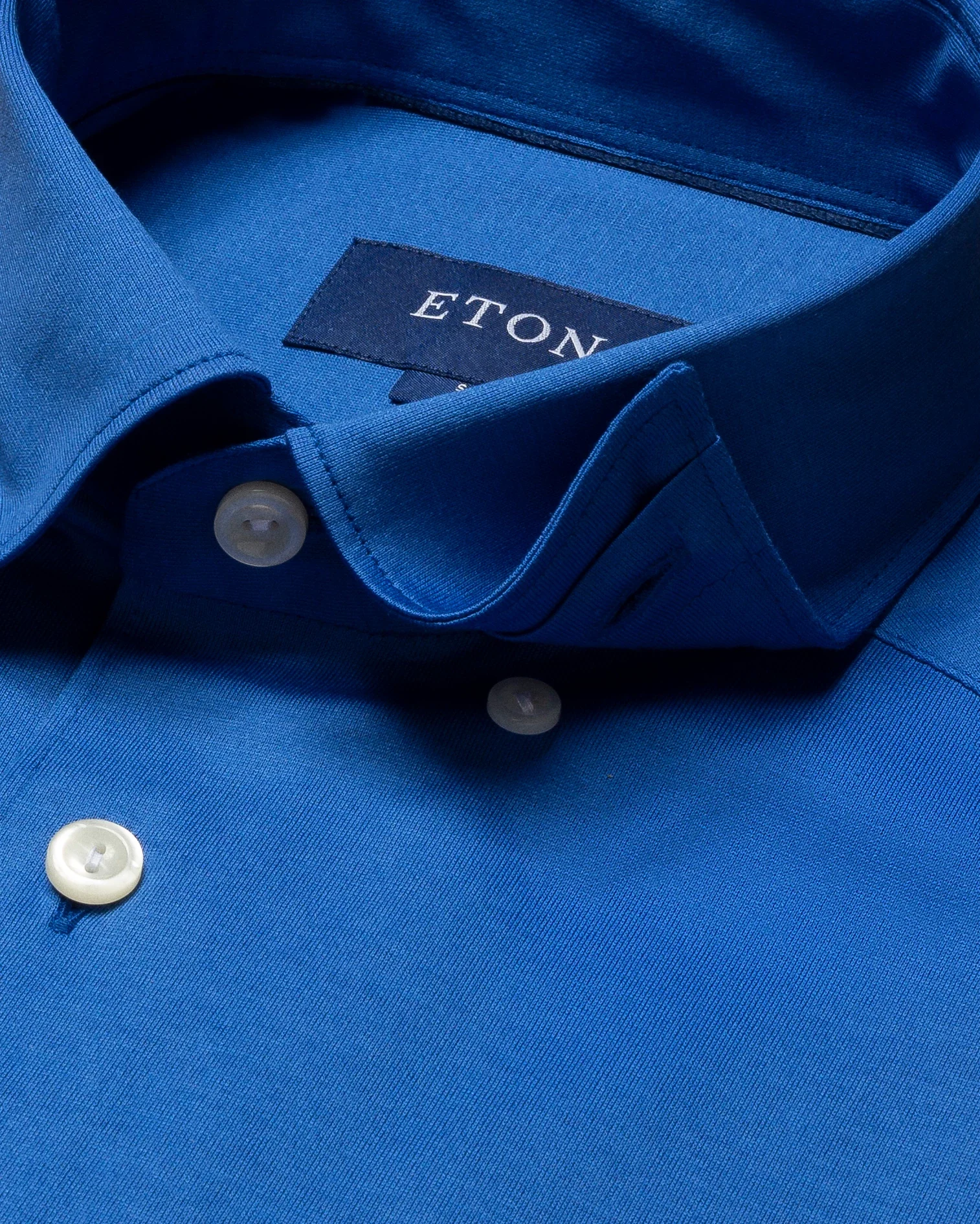 Eton - dark blue jersey shirt