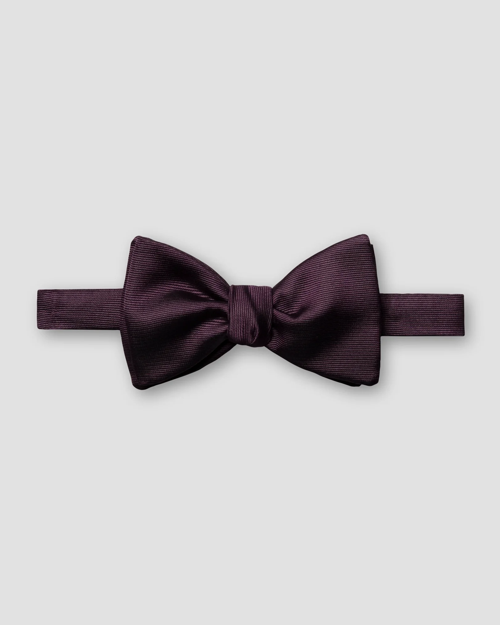 Eton - Dark purple Selftied Bowtie