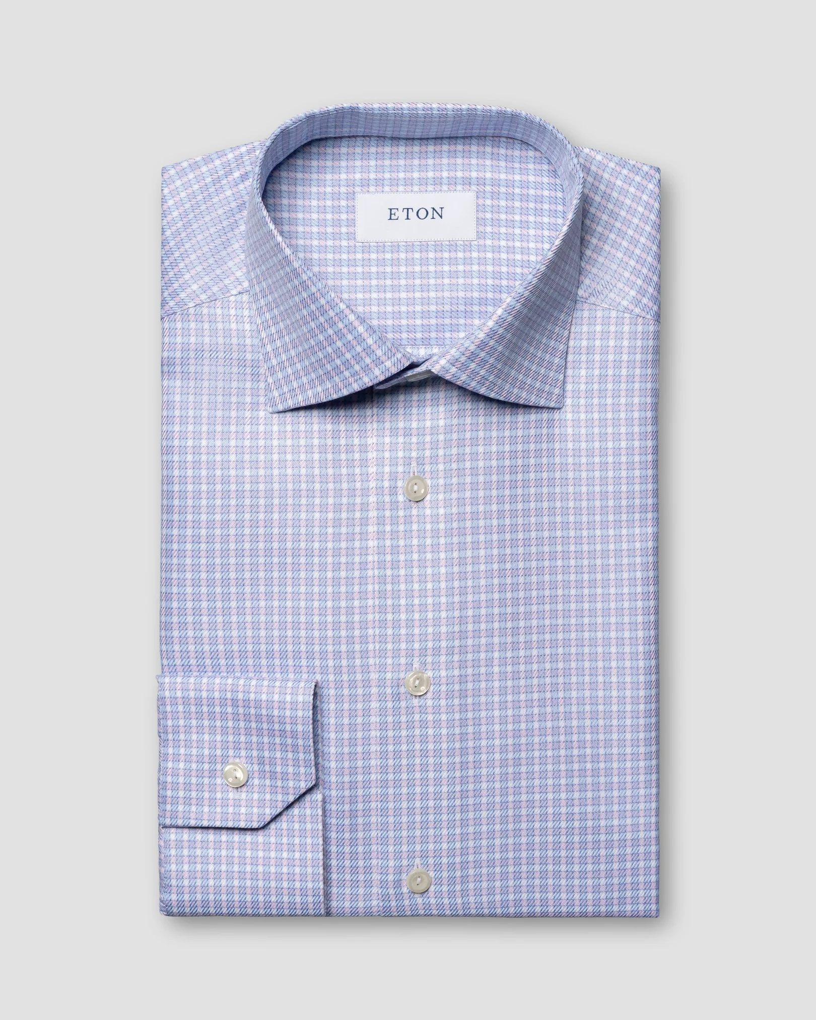 Eton - Checked Signature Twill Shirt
