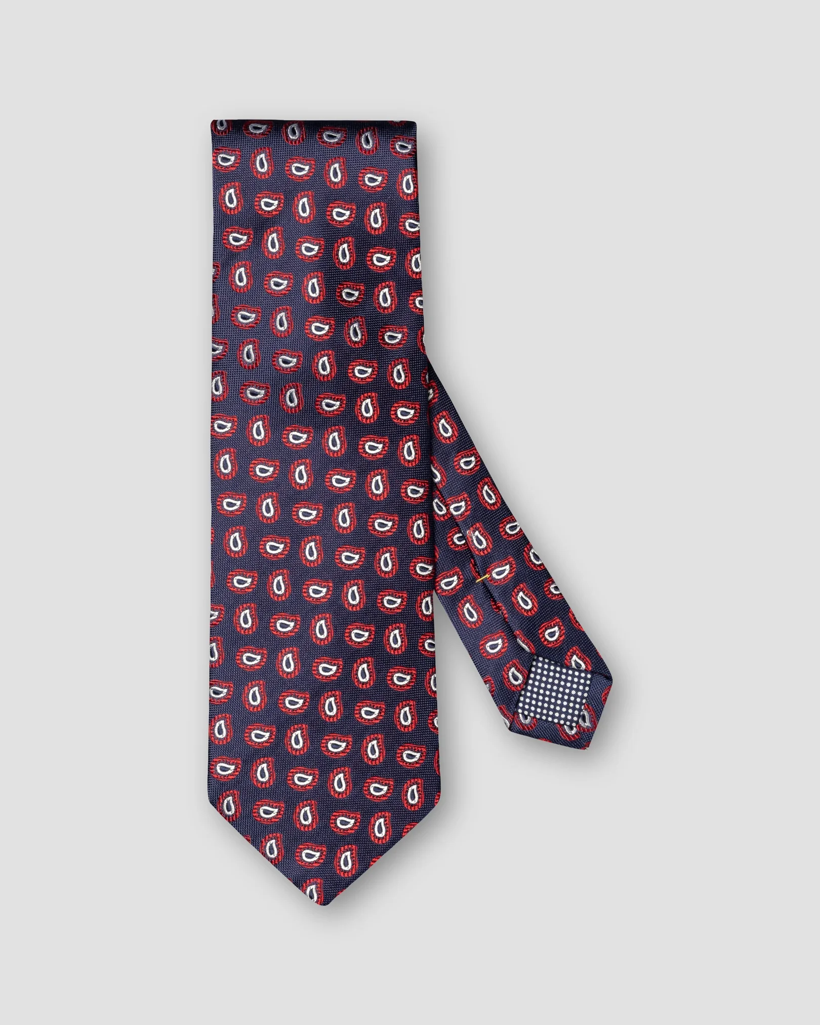 Eton - navy micro pattern tie