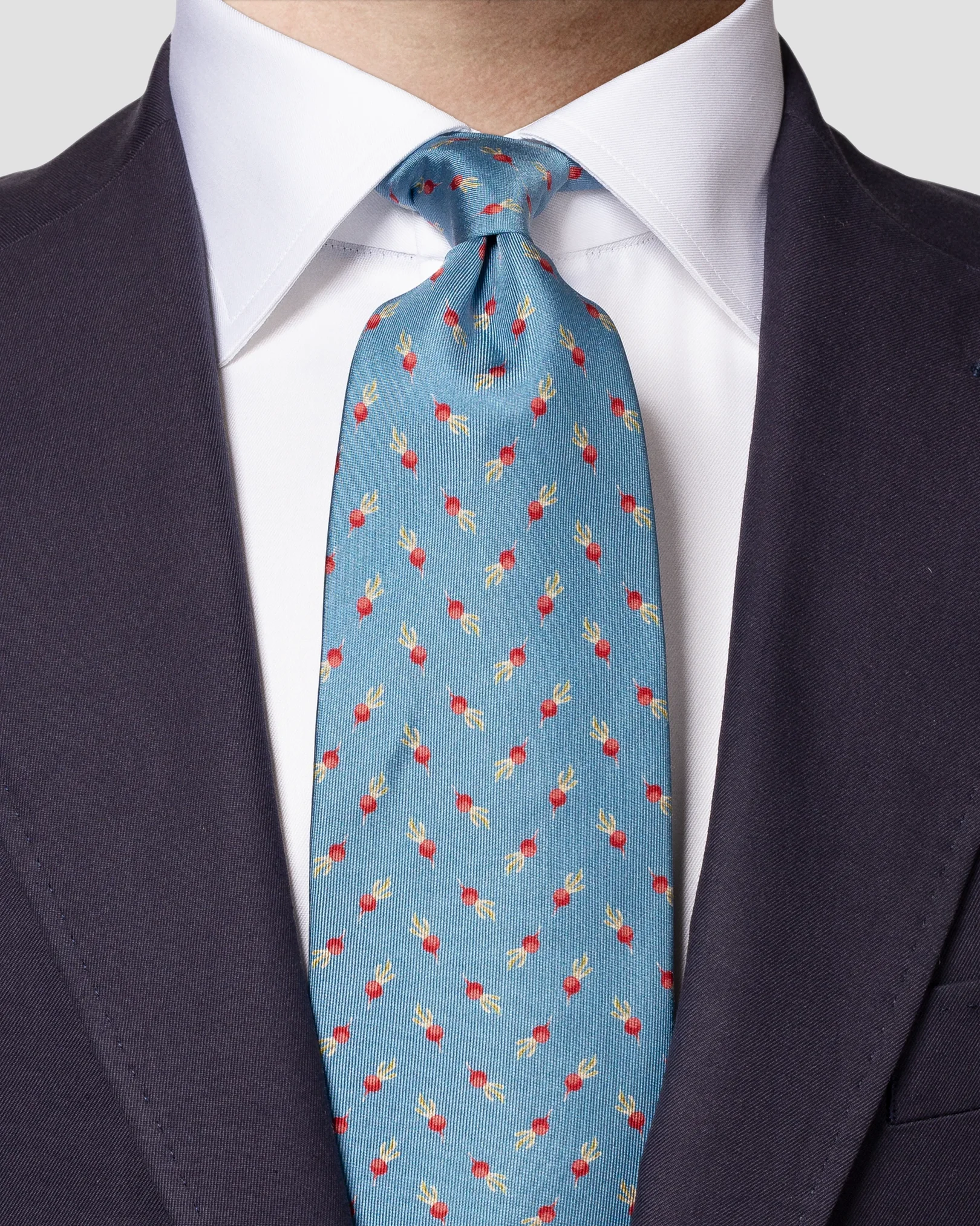 Eton - mid blue tie af1