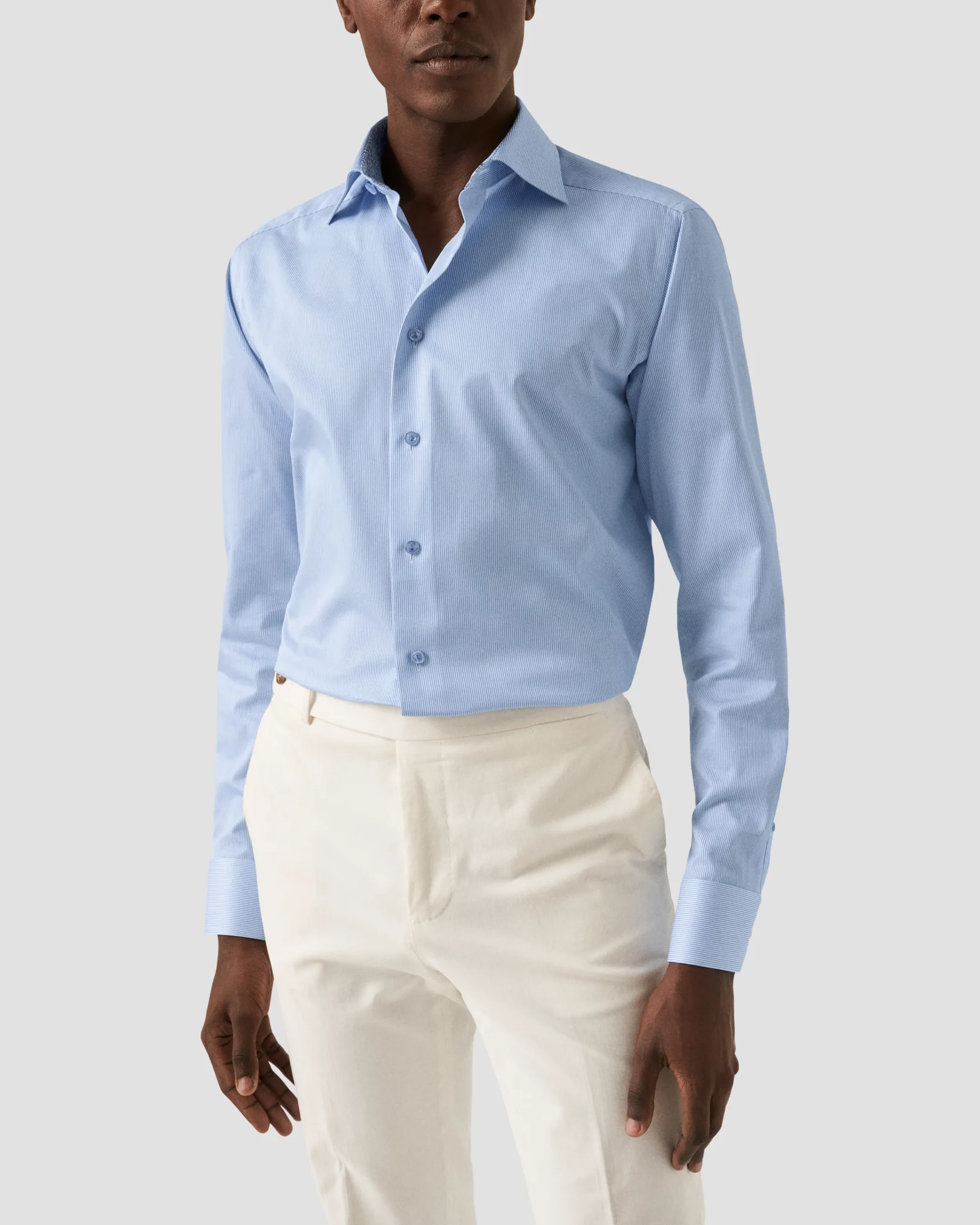 Eton - Fine Striped Signature Twill Shirt