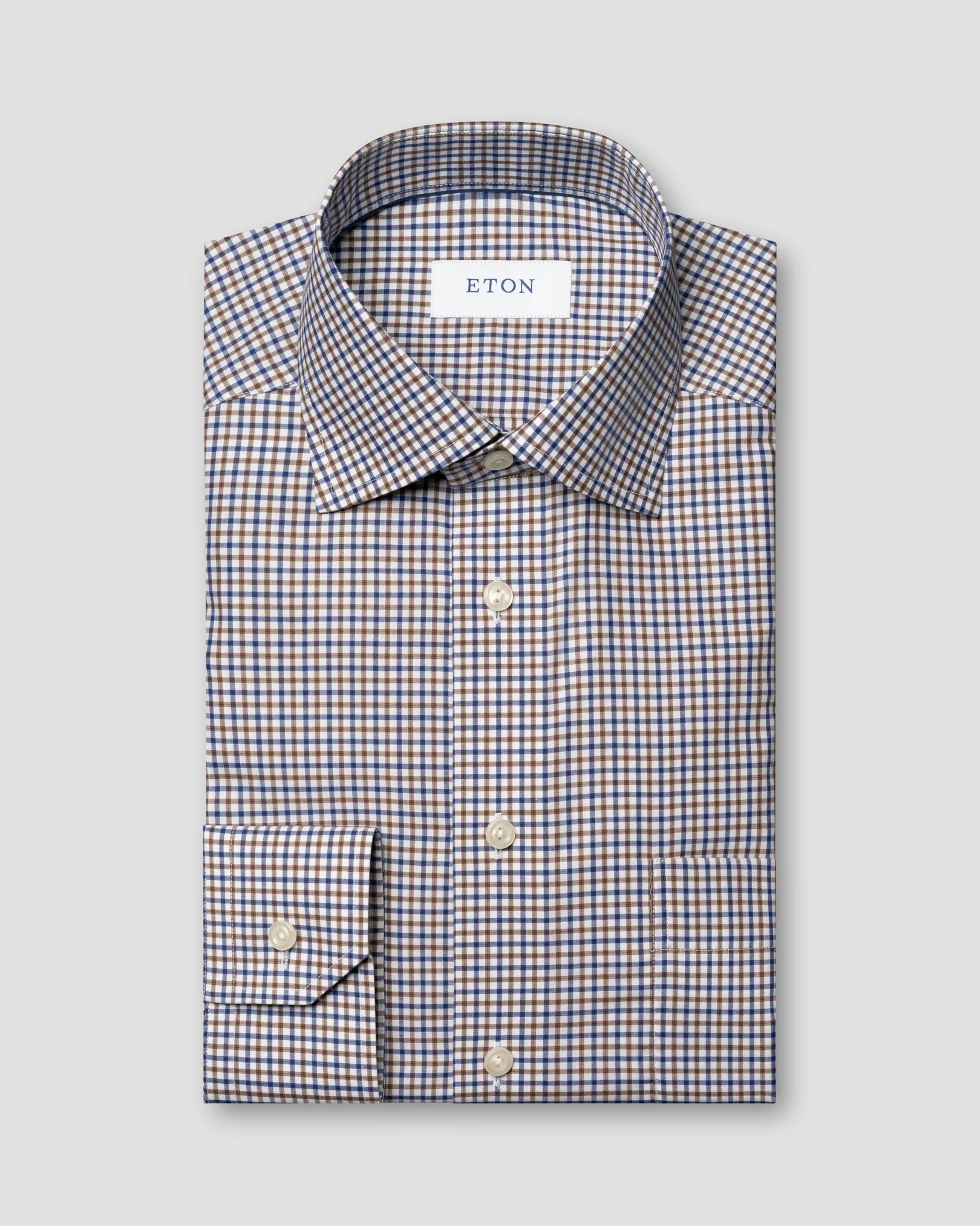 Eton - Micro Check Fine Twill Shirt