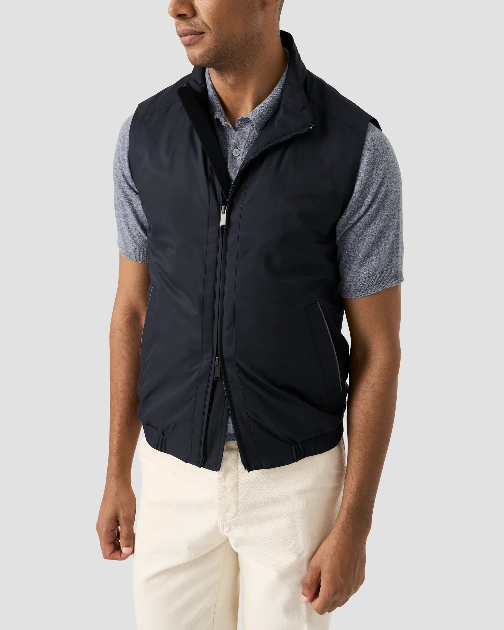 Eton - Fine Knit Polo Shirt